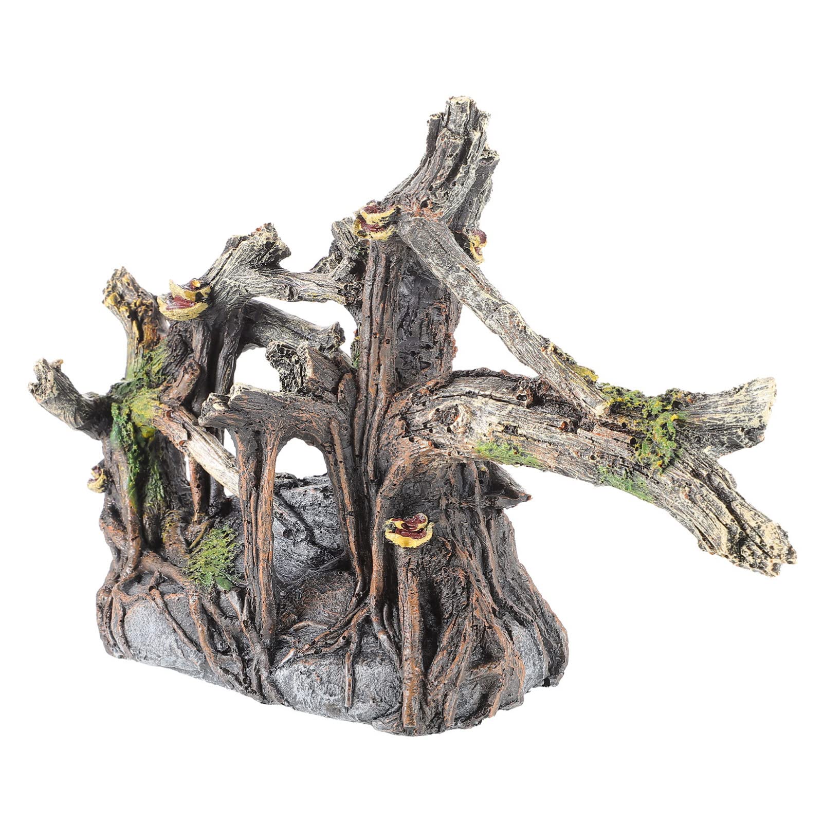 HEMOTON 1 Pièce Décoration Aquarium Résine Arbuste Artificiel Réaliste pour Aménagement de Réservoirs Accessoire de Paysage pour Poissons et Crevettes pour Aquariums et Miniatures