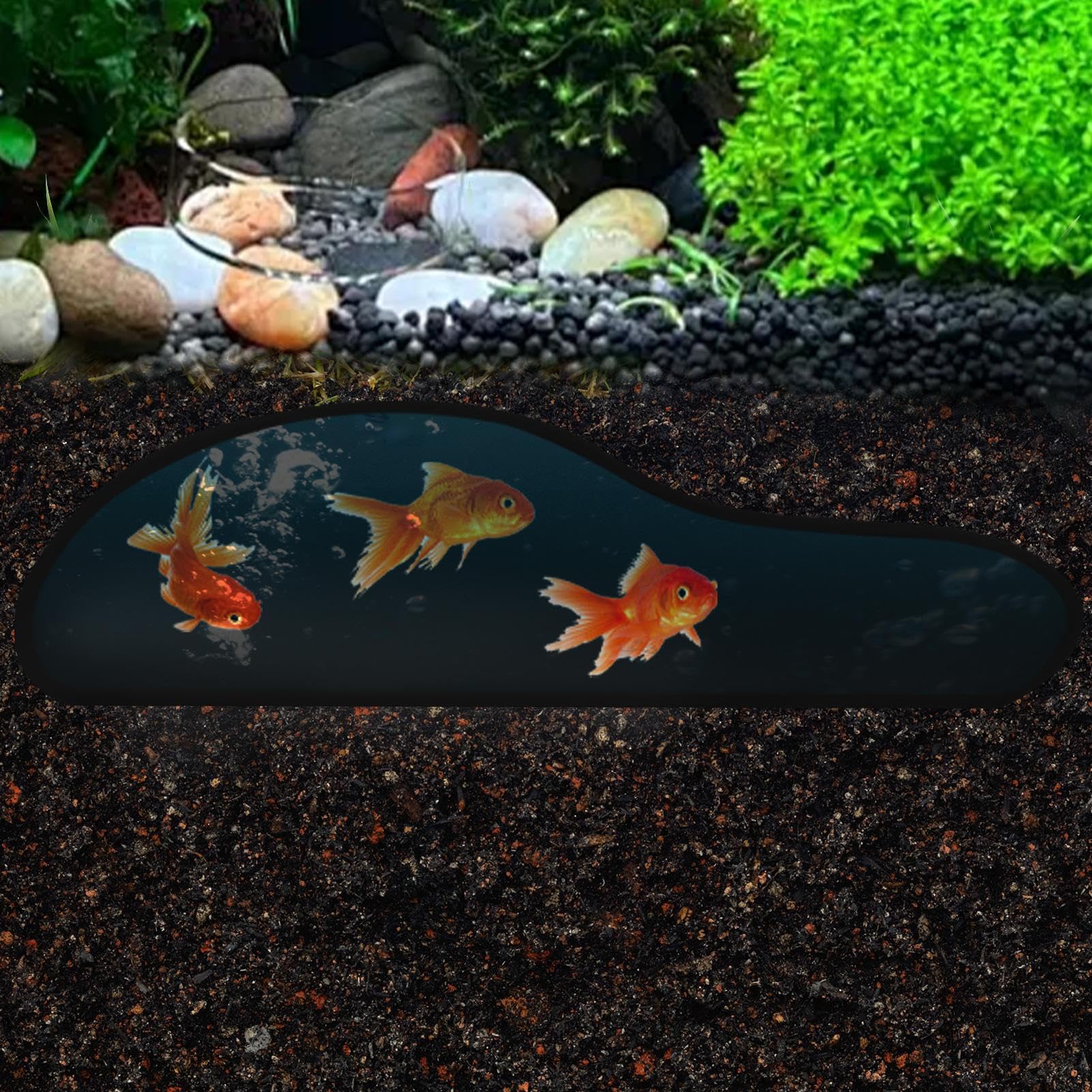 Tana per Pesci d'Acquario,Tunnel Sotterraneo Per Acquario,Decorazione Tana Per Gamberi - per Corydoras Terrari