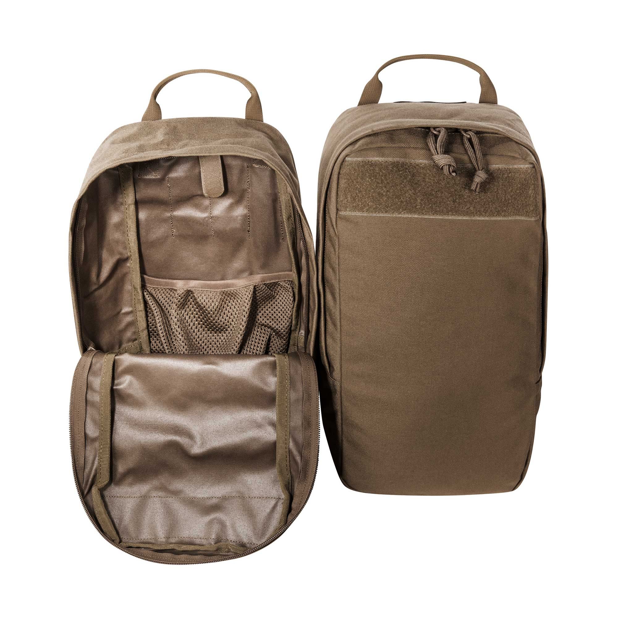 Tasmanian Tiger TT Mil OPS Pack 80 + 24 Sac à dos militaire pour homme compatible Molle avec poches latérales amovibles 104 litres pour l'extérieur, Bushcraft, Coyote Brown