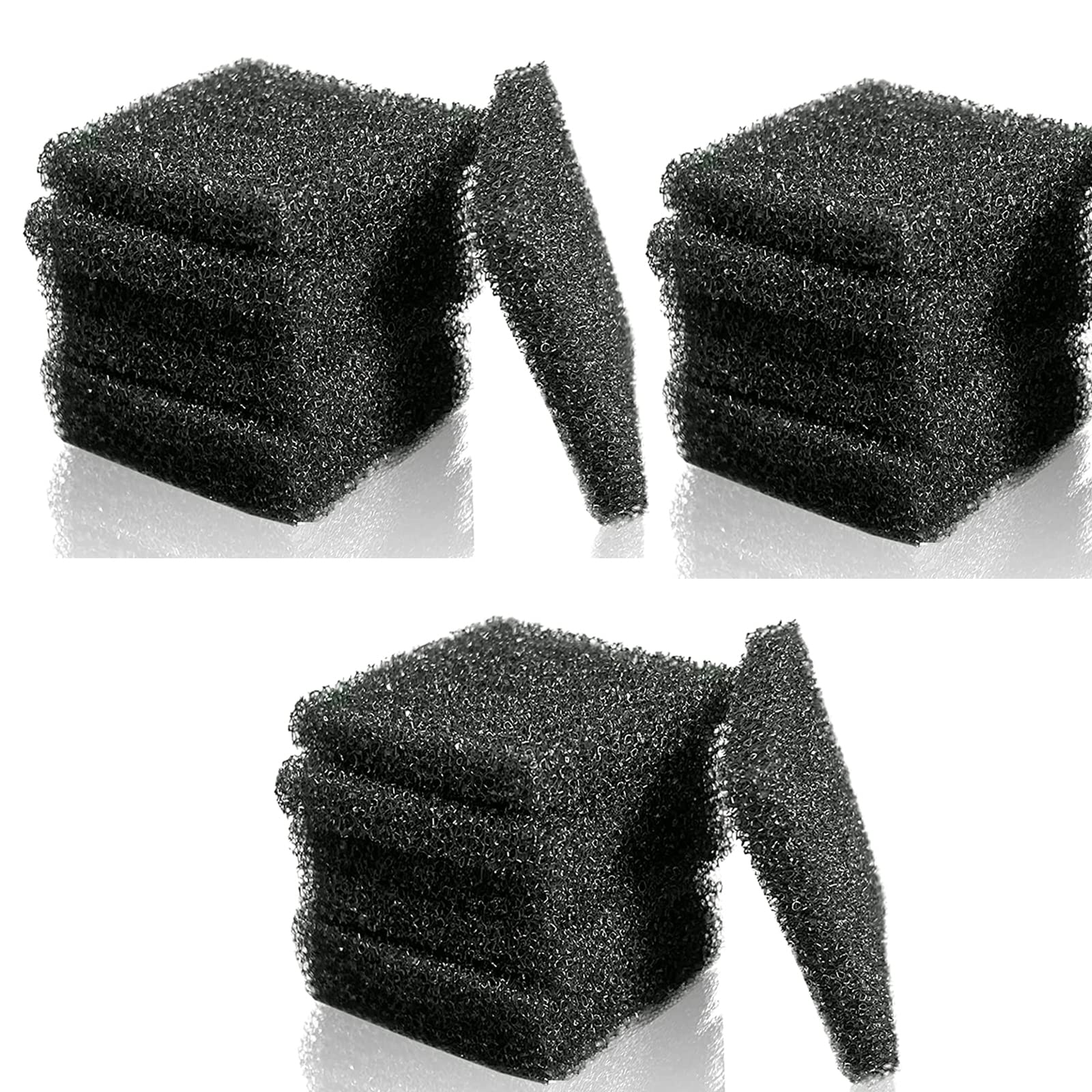 5 éponges Filtrantes Pour Climatiseur - 215 X 50 Mm, Triple Couche Coton Noir | Compatible Midea, Haier - 5
