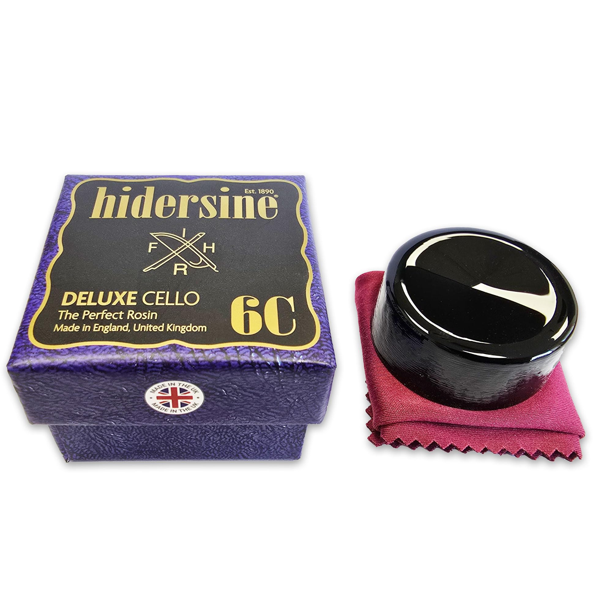 Amazon.co.jp: HIDERSINE(ハイダージン) チェロ松脂 デラックス 6C
