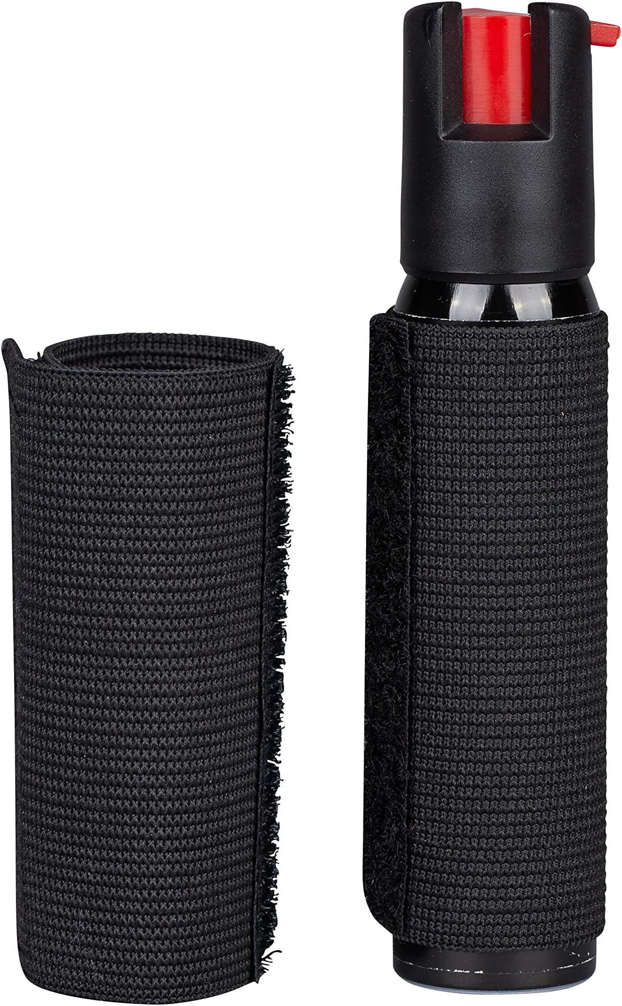SABRE Cyclist Pepper Spray with Adjustable Bike Strap, 45 Burst, 10 Foot (3 meter) Range, Tear Away Hook and Loop Design For Quick Access