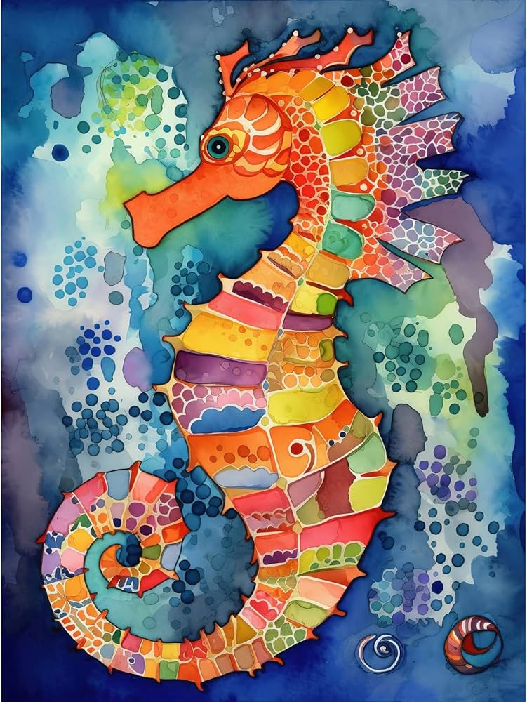 Amazon.com: Artery8 Vibrant Colour Pattern Seahorse Folk Art Unframed Wall Art Print Poster Home Decor Premium: Posters & Prints amazon-com-artery8-vibrant-colour-pattern-seahorse-folk-art-unframed-wall-art-print-poster-home-decor-premium-posters-prints