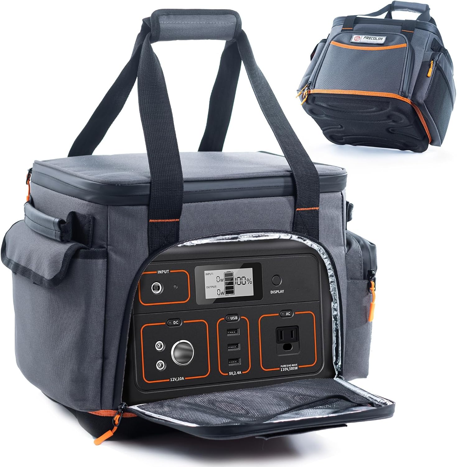 FRECOLSH Travel Carrying Case Compatible with Jackery 500