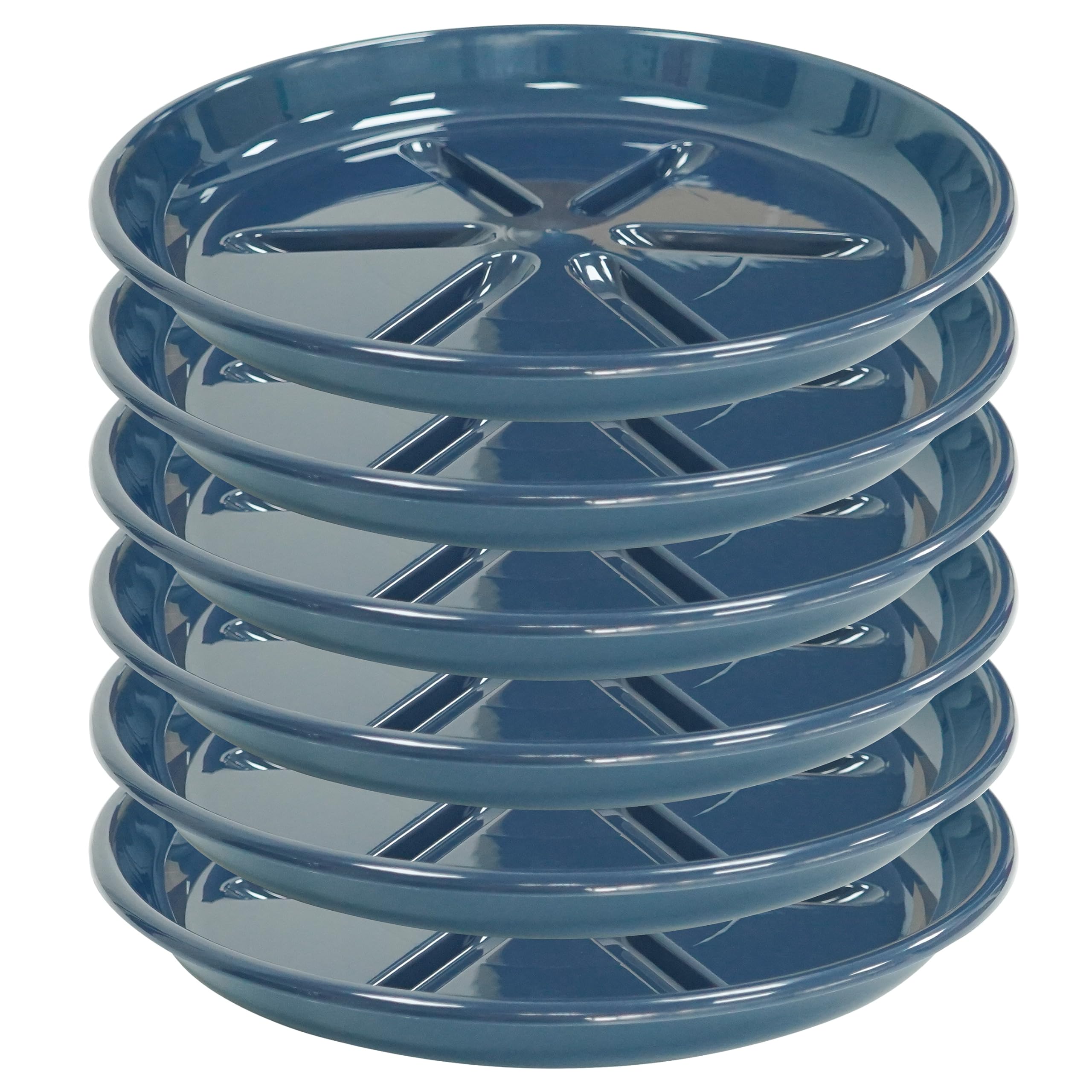 Plant Saucers - 6 Pack Heavy Duty Drainage Trays -14