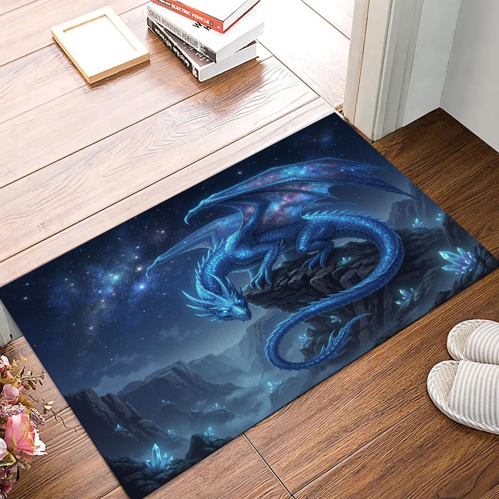Tapis de sol dragon cosmique fantastique pour sublimer votre salon et chambre