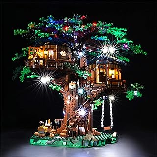 Briksmax Led Lighting Kit for Tree House - Compatible with Lego 21318 Building Blocks Model- Not Include The Lego Set