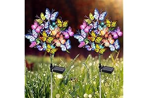 Decorative Solar Lights for the Beauty of Your Butterfly Garden