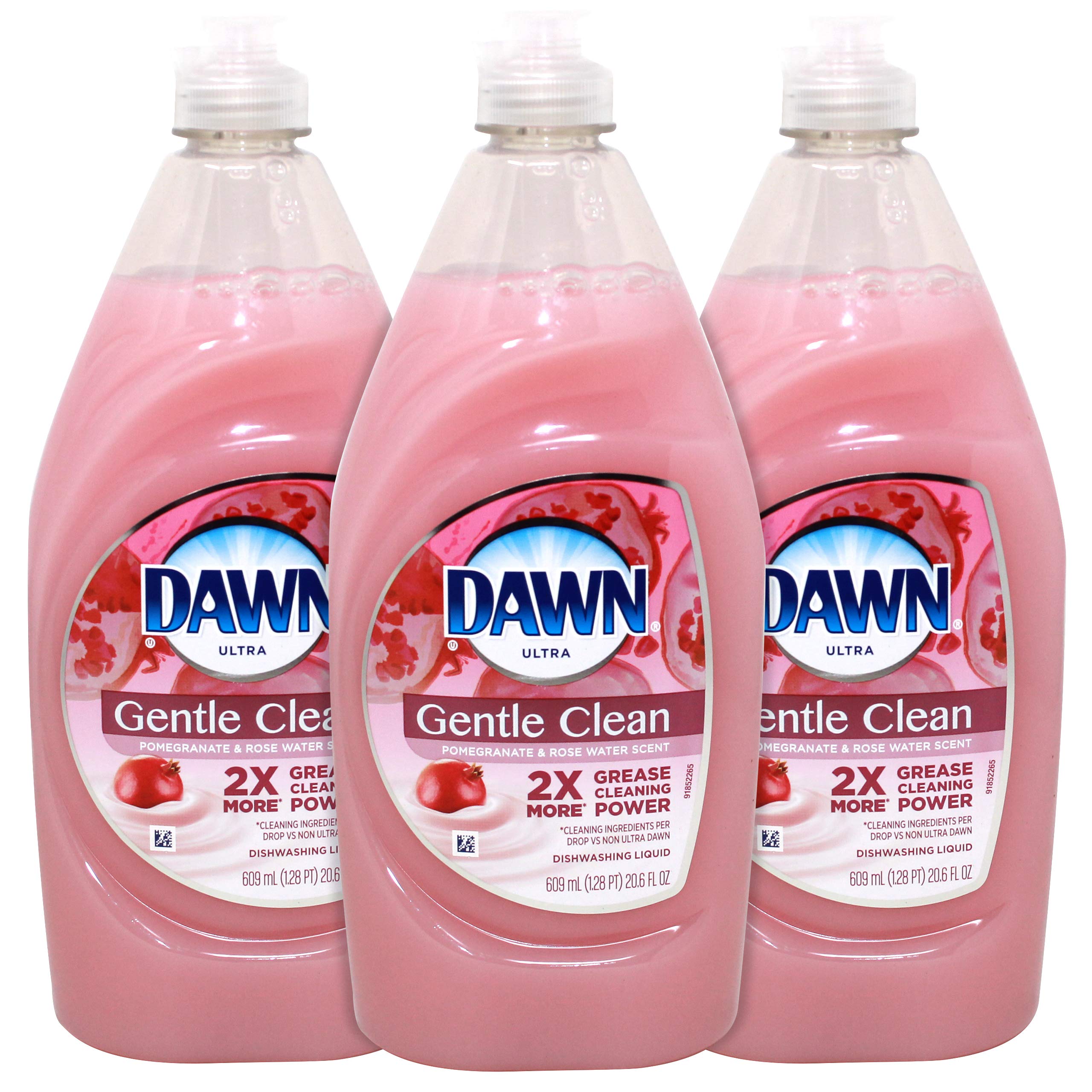 DawnGentle Clean Dishwashing Liquid, Pomegranate & Rose Water