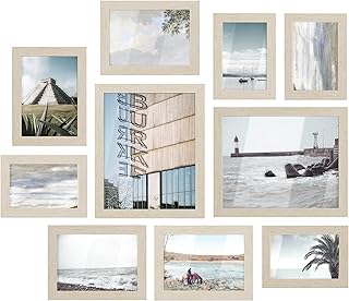 25 Picture Wall Ideas That Instantly Turn Blank Walls Into Art 128 SONGMICS Picture Frames, Collage Picture Frames Set of 10, Two 8x10, Fou...