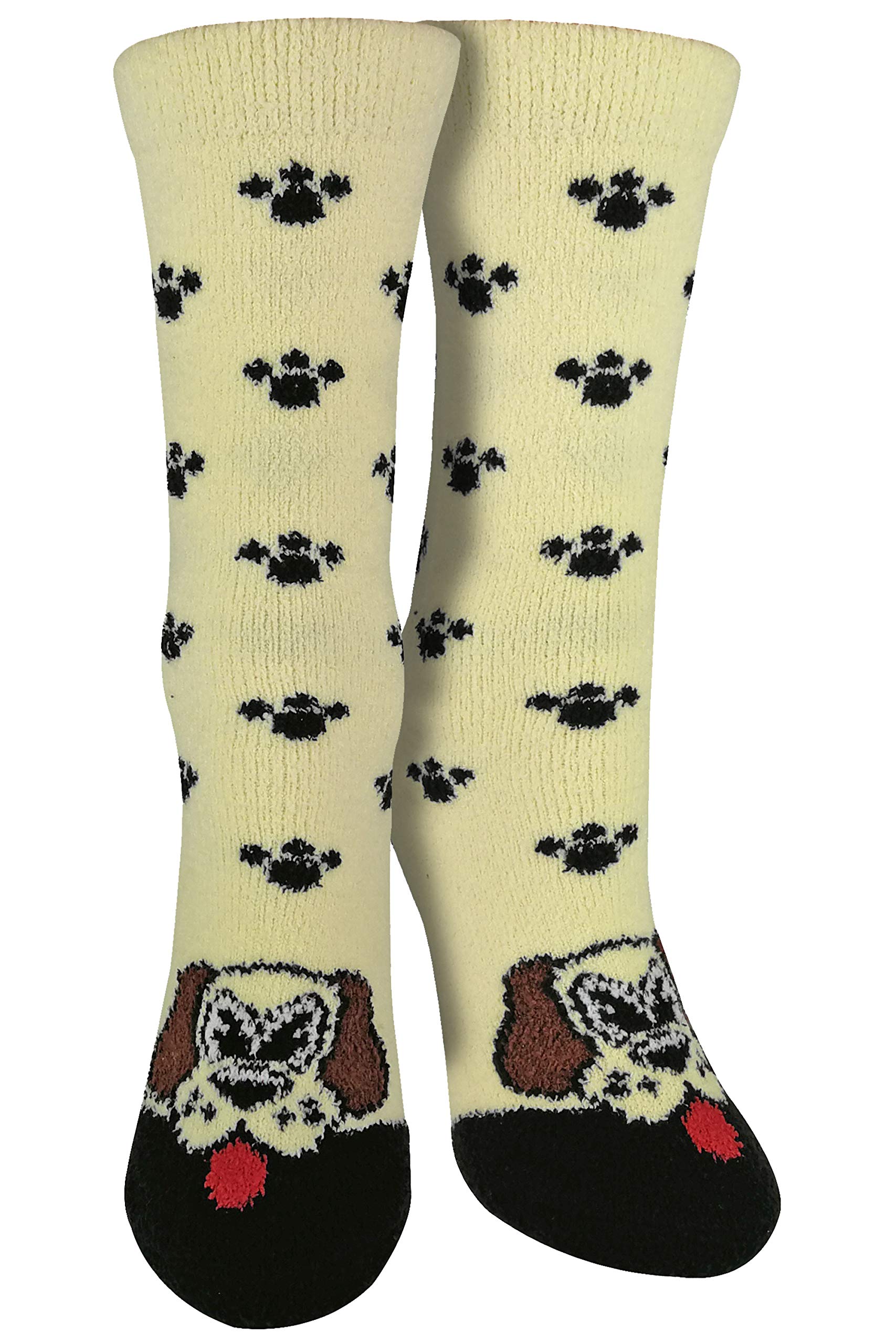 Sock Snob Unisex Dog Ladies Novelty Slipper Socks With Animal Designs