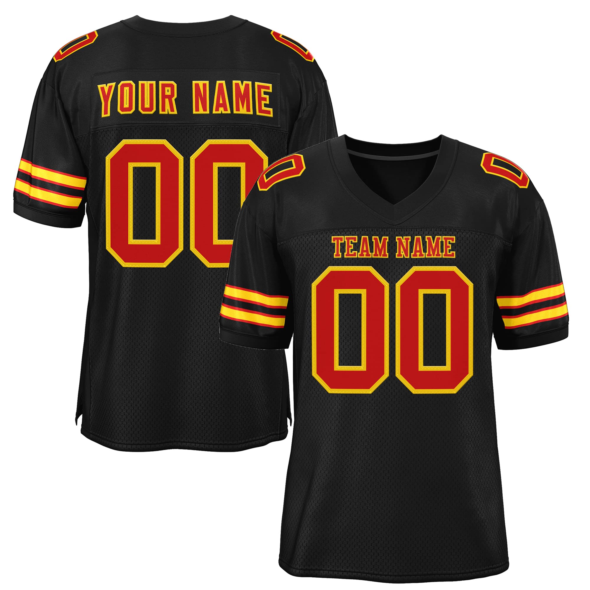 Custom Football Jersey Stitched Jerseys Personalized Your Name Number Game Team Sport T-Shirt for Men/Women/Youth Big Size