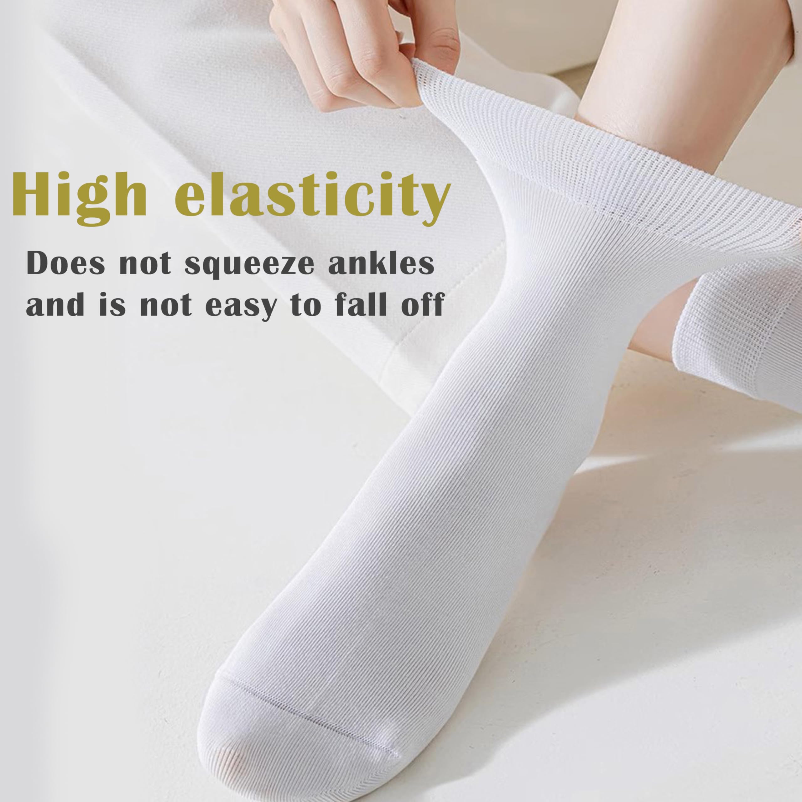 Wamicu Calzini Uomo E Donna, 5 Paia Calzini Donna Cotone, Ottima Qualità Di Cotone Calzini Unisex, Confortevoli E Traspirante Calze Running