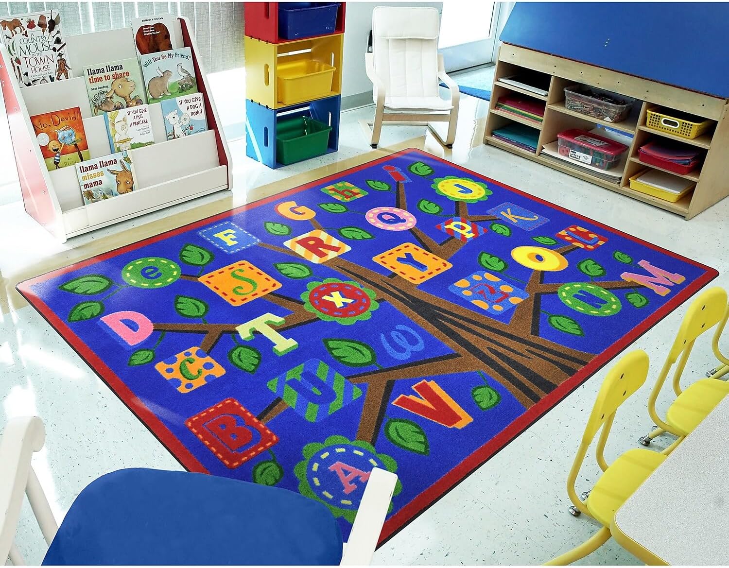 Joy Carpets Alphabet Leaves Childrens Rugs, D, Bold