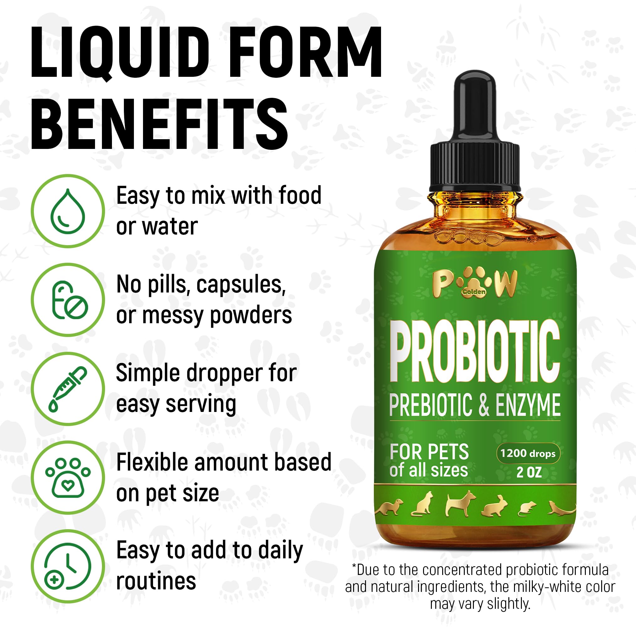 Liquid Probiotics for Dogs & Cats of All Ages | Dog Probiotics to Provide Digestion Balance | Prebiotic Blend for Harmonious Food Absorption | 3 Billion CFU | Herbal Flavor | 2 Oz — Amazon image 7