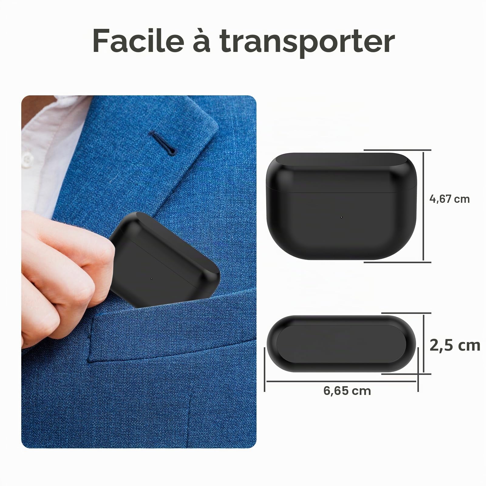 Étui de chargement de rechange pour Jabra Elite 10, étui de chargement pour écouteurs Jabra Elite 10 Gen 2
