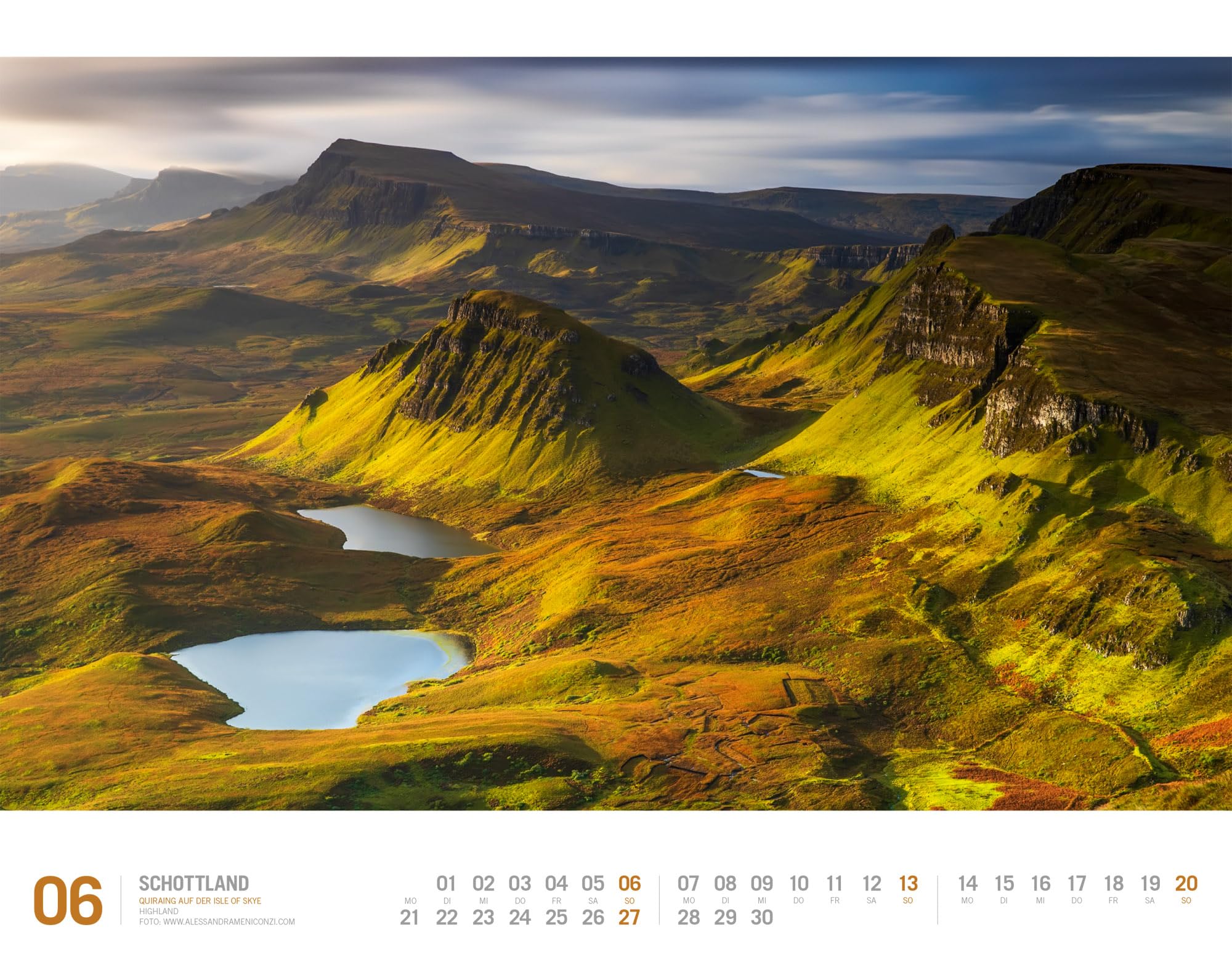 Schottland Kalender 2027 | Unterwegs zwischen Highlands und Hebriden: Imposanter Reise-Kalender im großen Querformat (54x42 cm) | Edinburgh