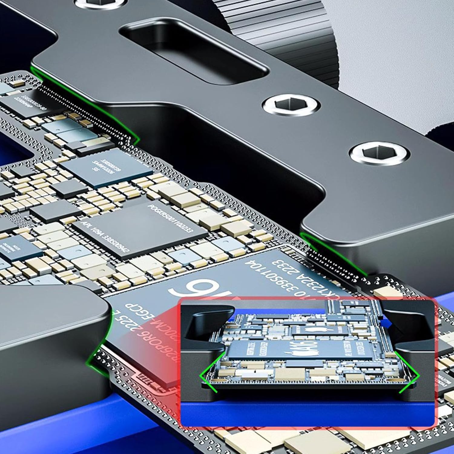 ポータブル回路基板ブラケットPCBホルダークランプデバイス電話修理愛好家用の簡単な使用ボードホルダー電話