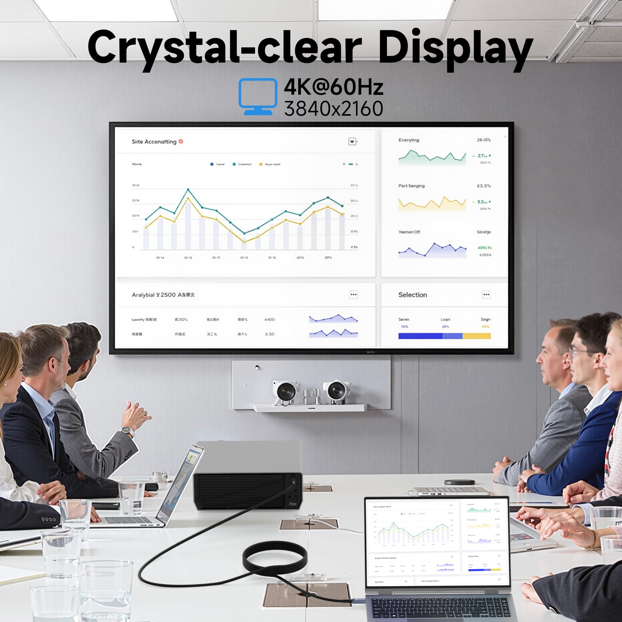 BAWIOFIAU Cavo USB Type-C 100W Ricarica Rapida 1M, Cavo USB C USB C 3.2 Gen2×2 20Gbps, Trasmissione Video 4K @ 60Hz Tipo C Compatibile per Thunderbolt 4/3