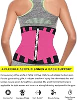 Vista 10 de Moolida Cinturón de entrenamiento de cintura para mujeres u hombres, cinturón de soporte para la espalda