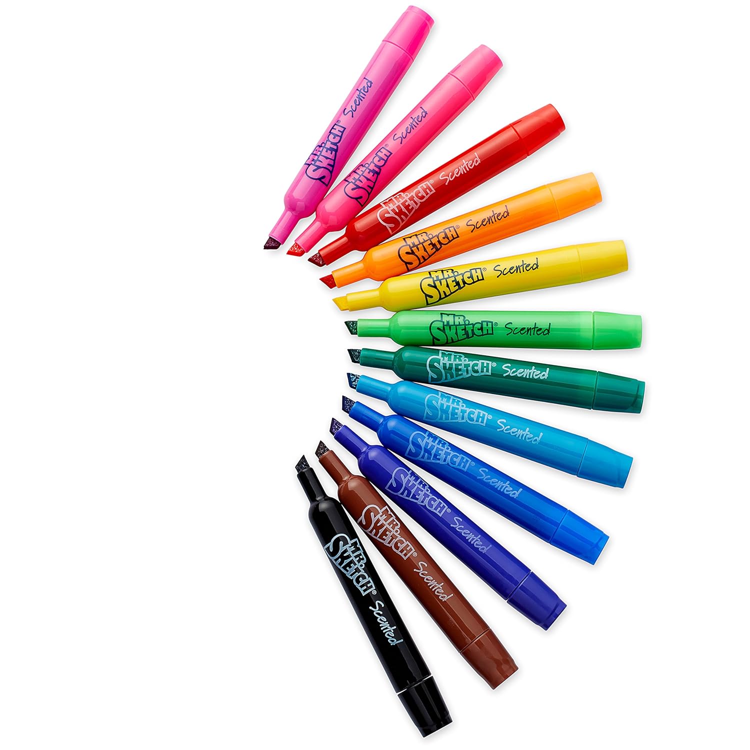 Mr. Sketch 2003992 Scented Washable Markers, Chisel Tip, Assorted Colors, 36 Count : Arts, Crafts & Sewing