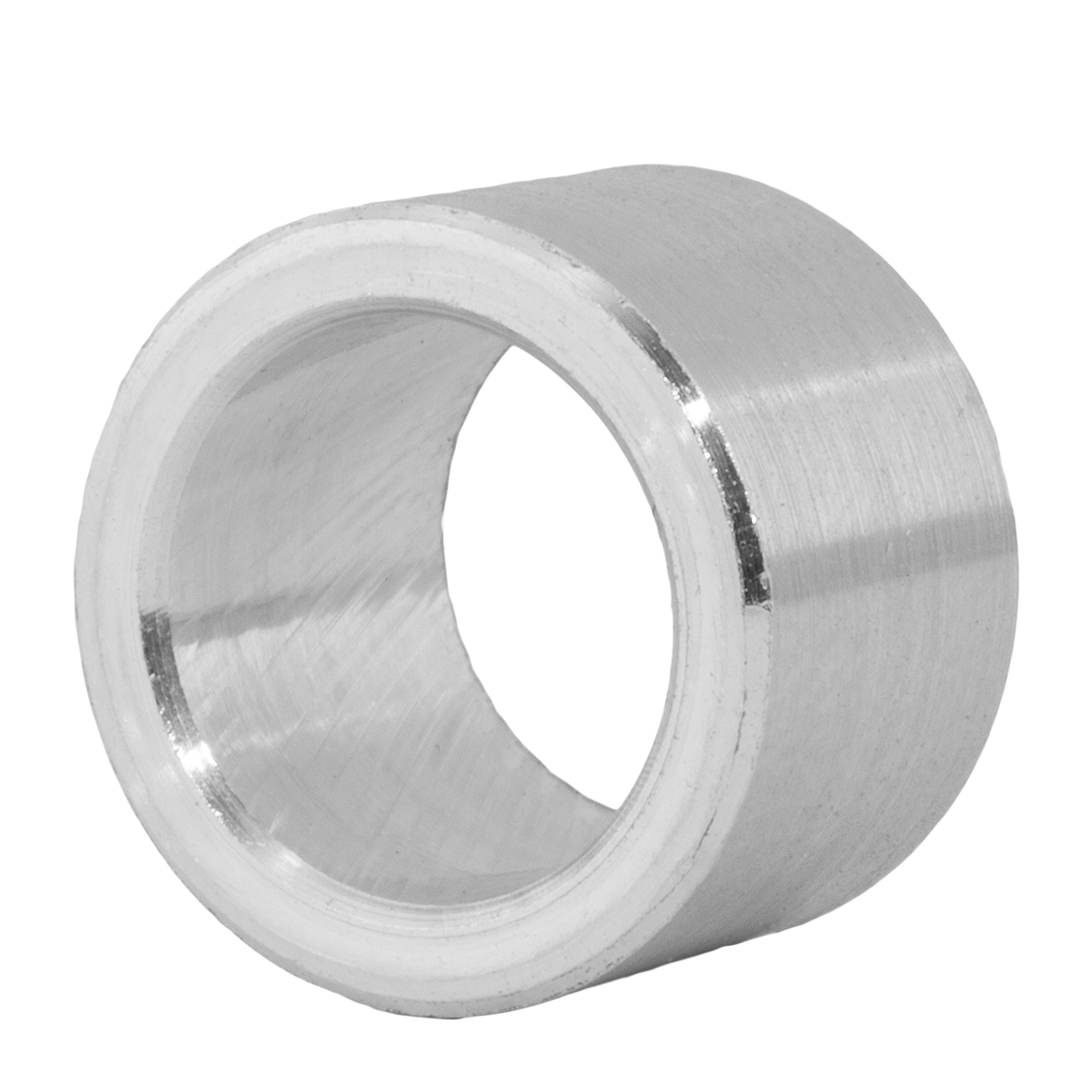 Distanzhülsen 8x4,3x15 mm aus Aluminium (100 Stück) | Distanzringe - Distanzbuchsen - Rohrbuchsen - Abstandhalter - Aluhülsen - Distanzstücke von MESAROS®