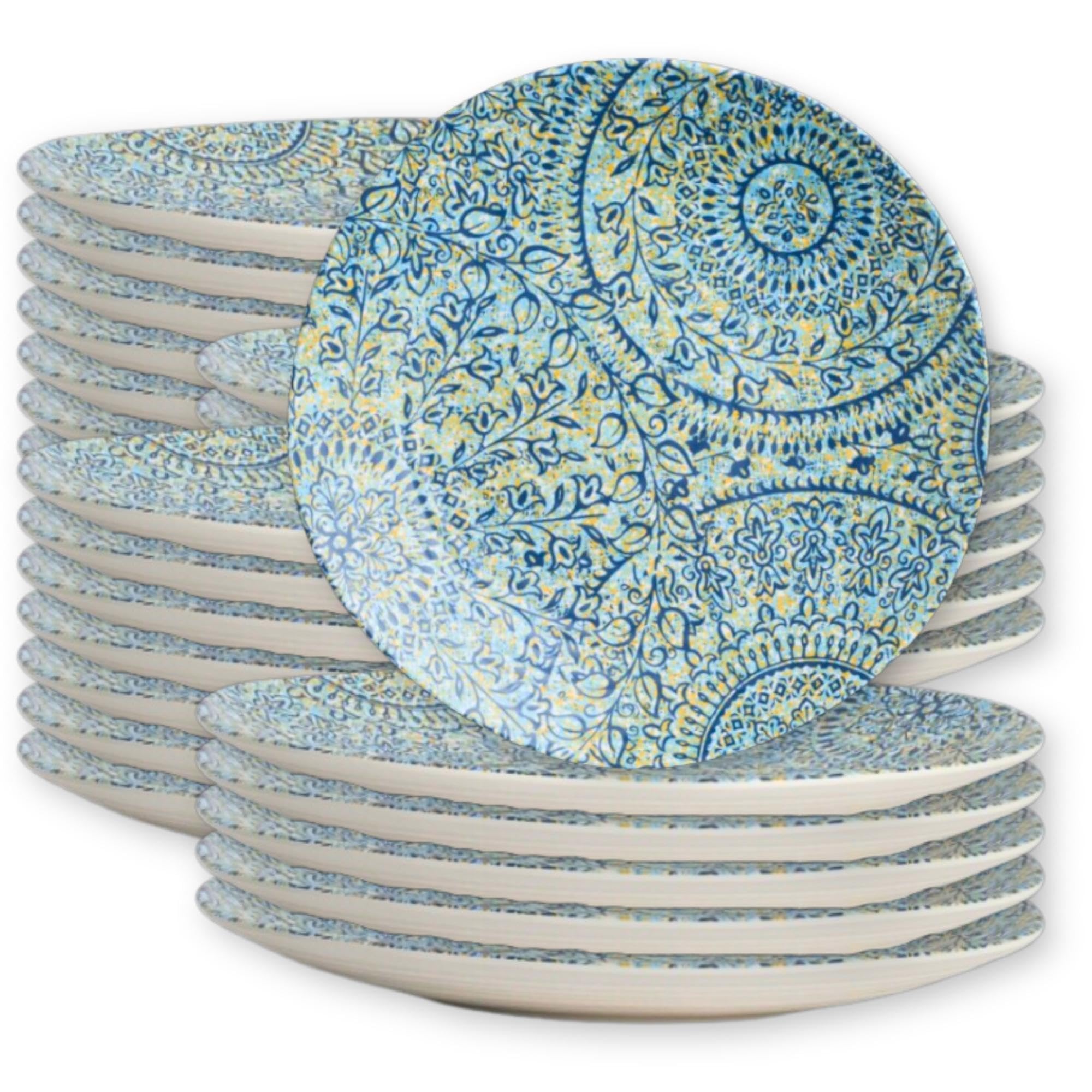 Glassware Melamine Dinnerware Steelite International Dinnerware Steelite  Melamine Small Snack Plates Creations Solano Mandala Floral Heavy