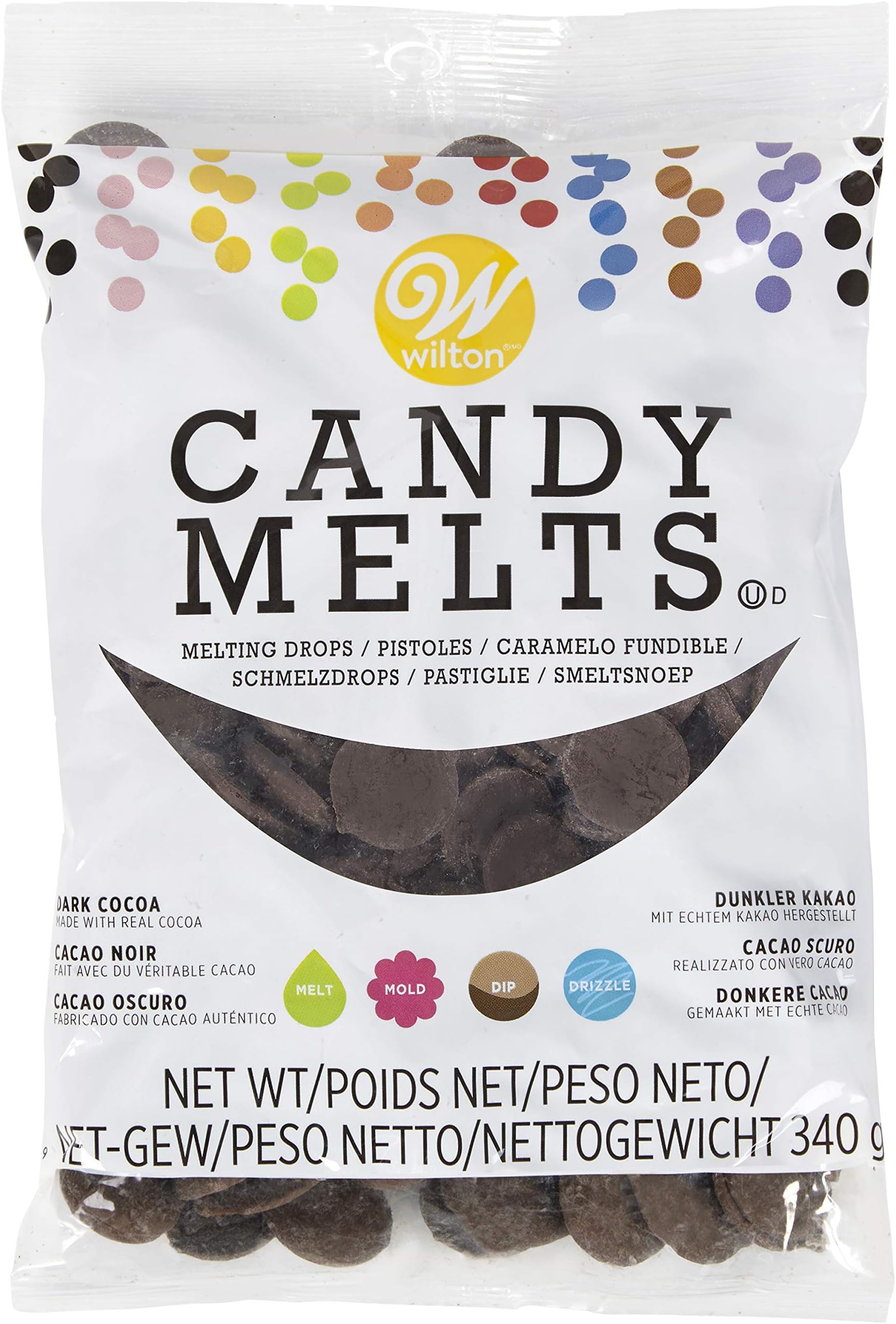 Wilton Dark Cocoa Candy Melts® Candy, 12 oz.