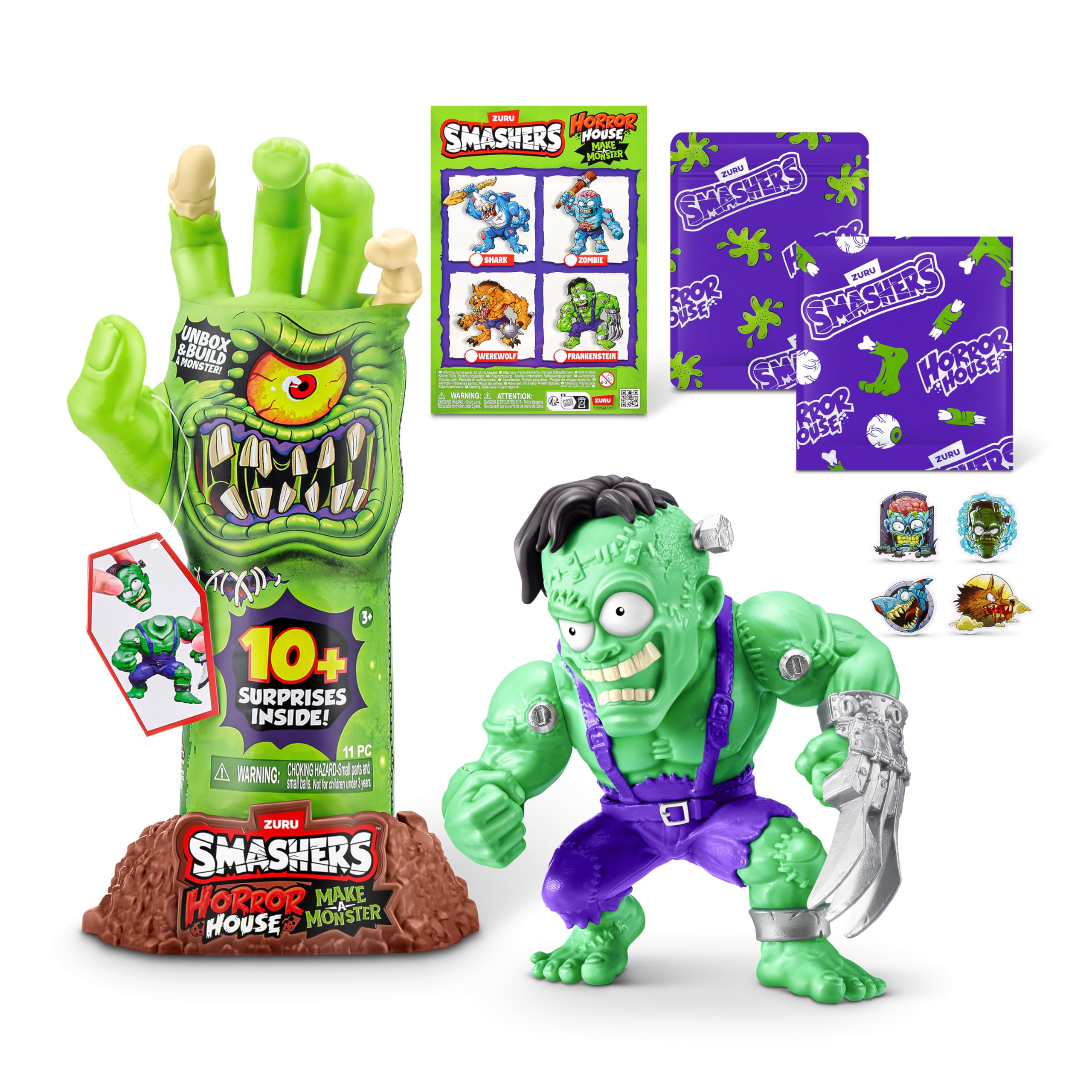 Smashers Horror House Dissect Skeleton Hand Playset with Over 10