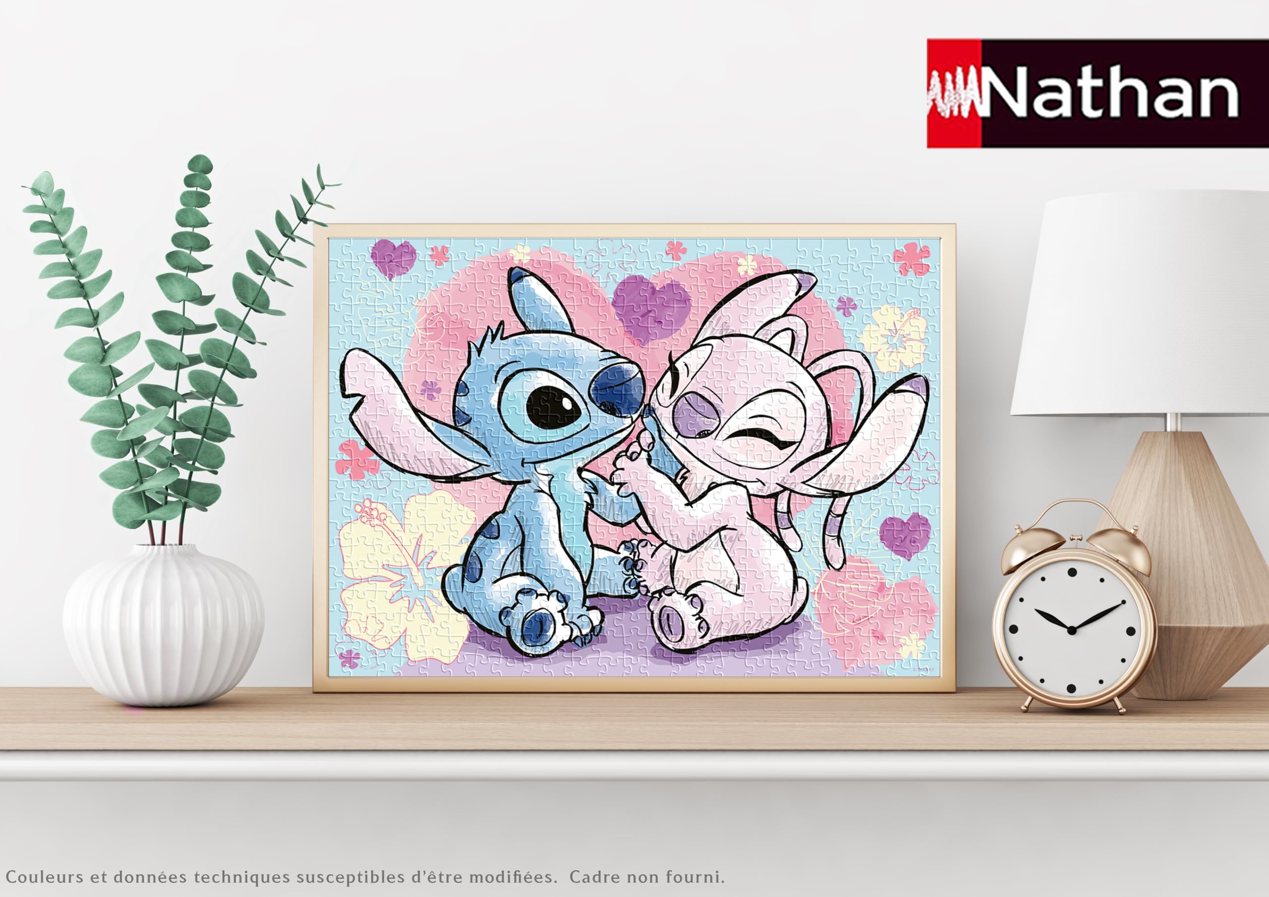 Amazon.com: Nathan - Stitch and Angel Puzzle - 500 Pieces - Adults