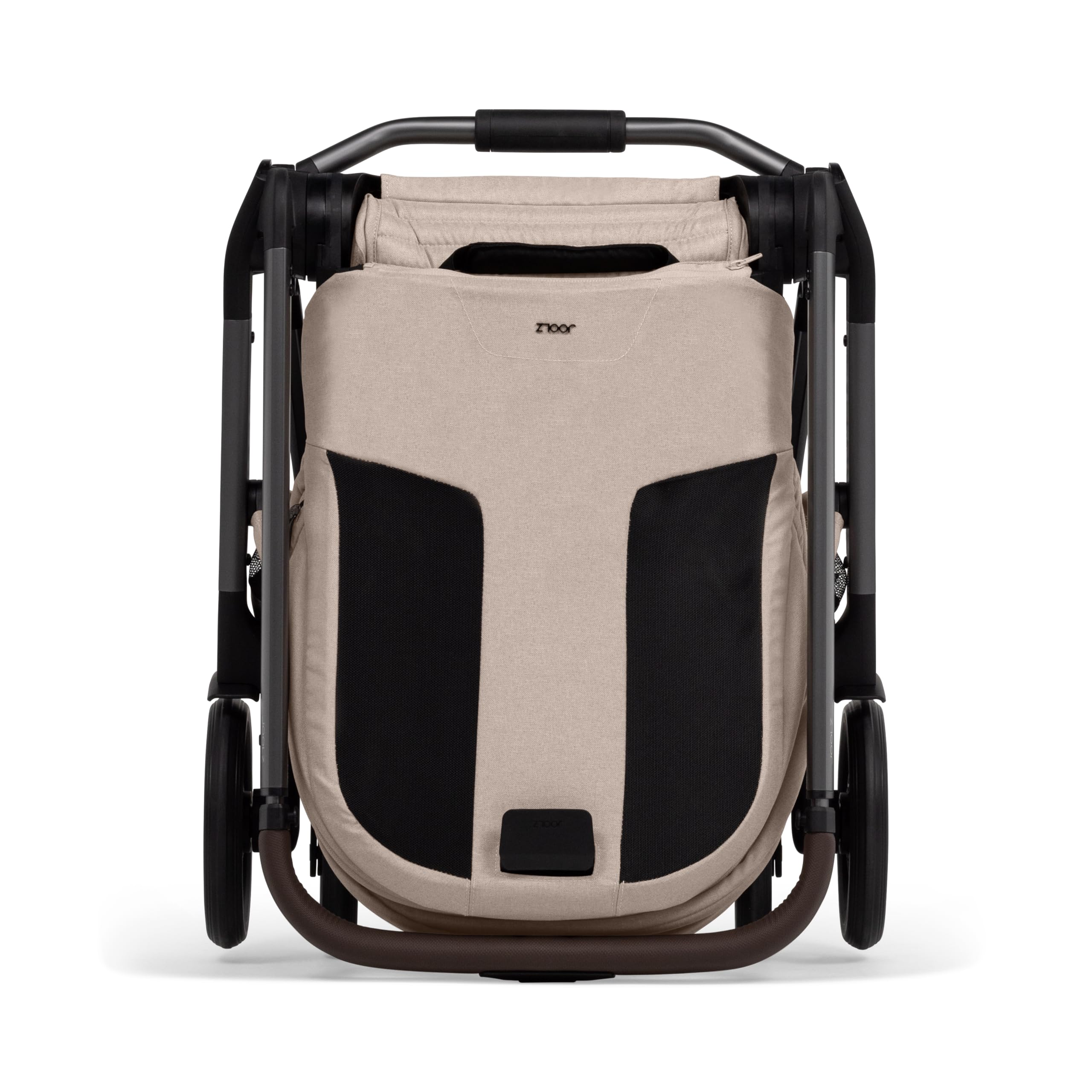Joolz Hub2 Kompakter Kinderwagen Leichter City-Buggy ab Geburt bis 22kg Einhand-Faltmechanismus Wendbarer Sitz flache Liegeposition Sandy taupe