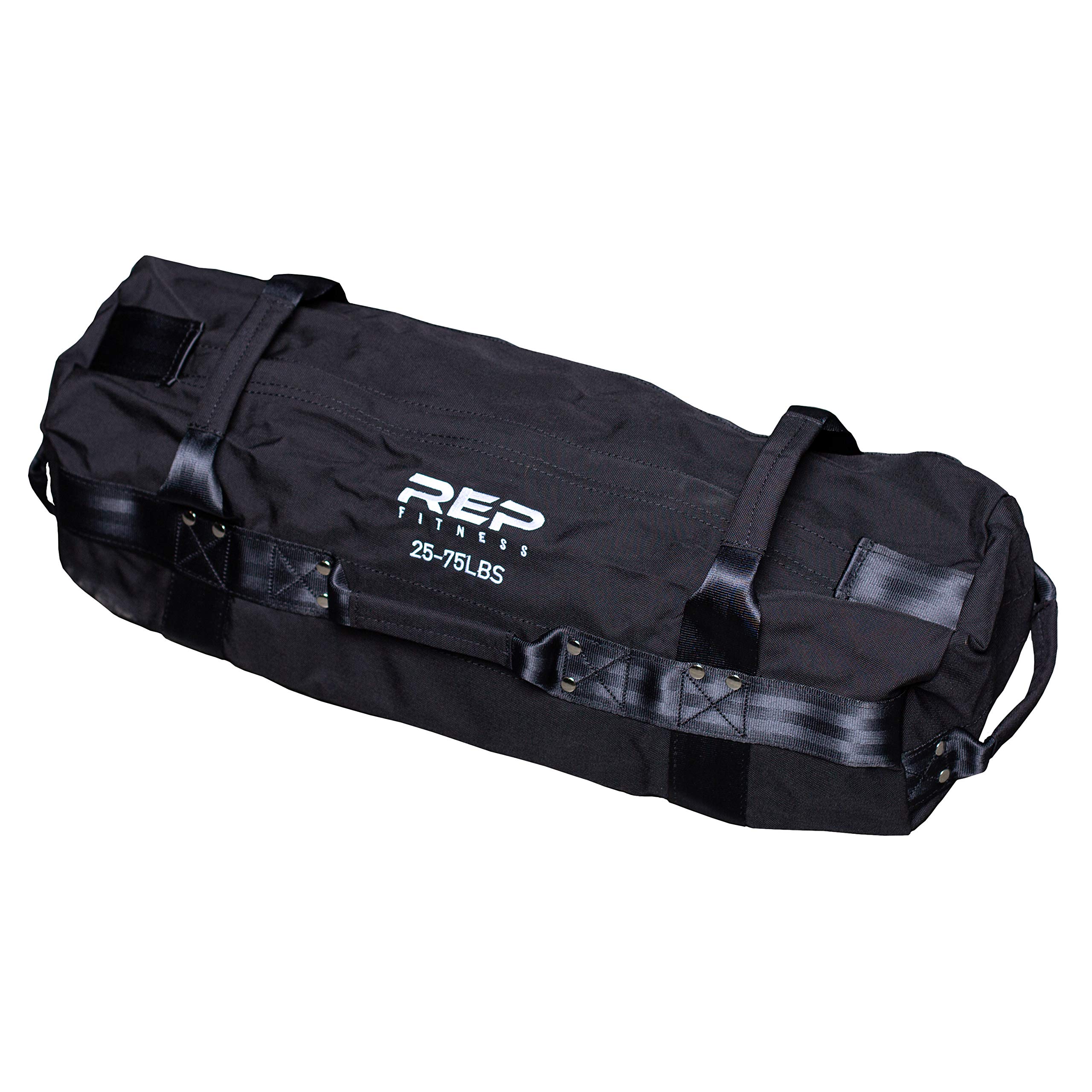 Rep Fitness - Heavy Duty Sandbags for Training, Cross Training, Routines, Fitness, Exercises and Military Preparation, Black (Medium-Black)
