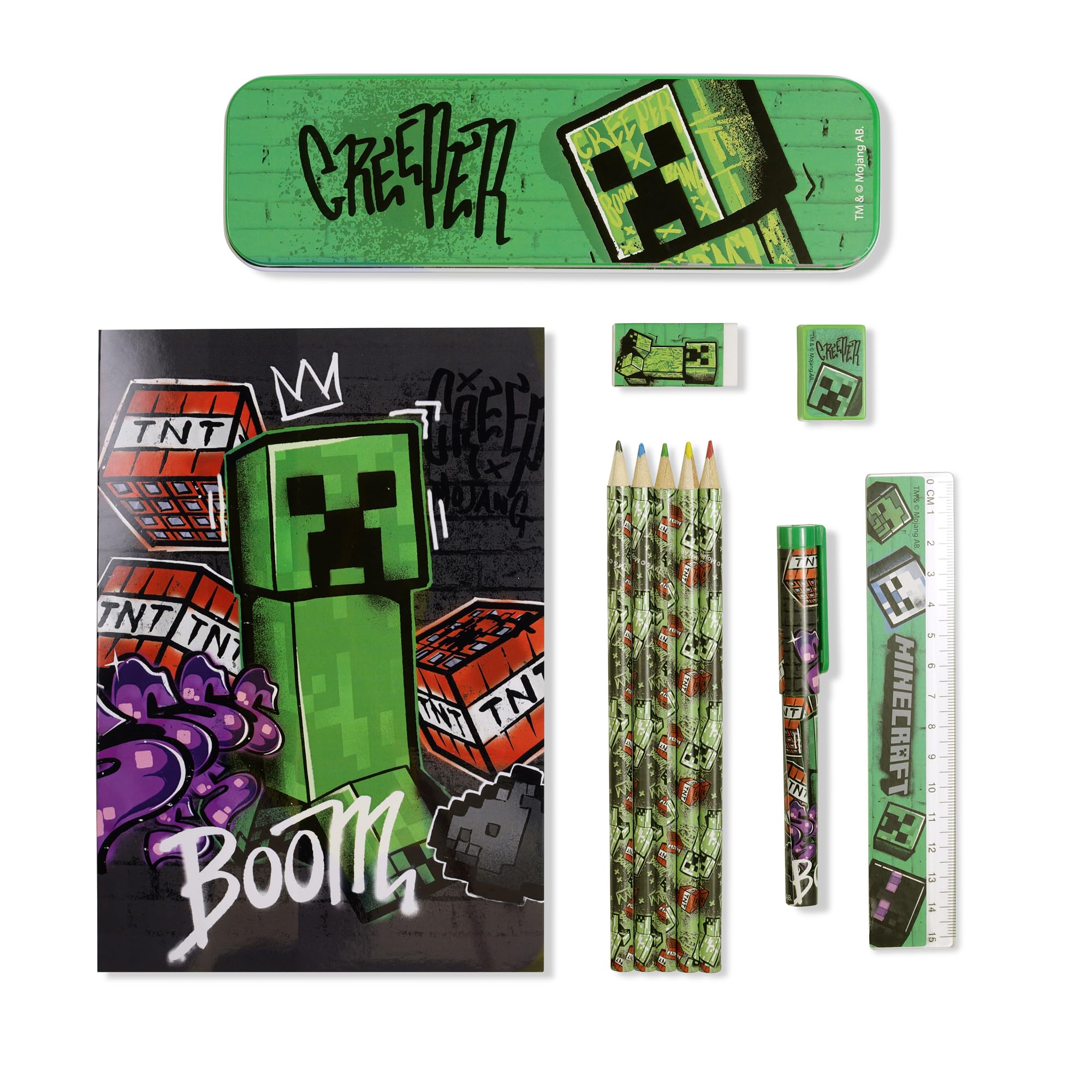 KIDS EUROSWAN SL Minecraft Stationary Set
