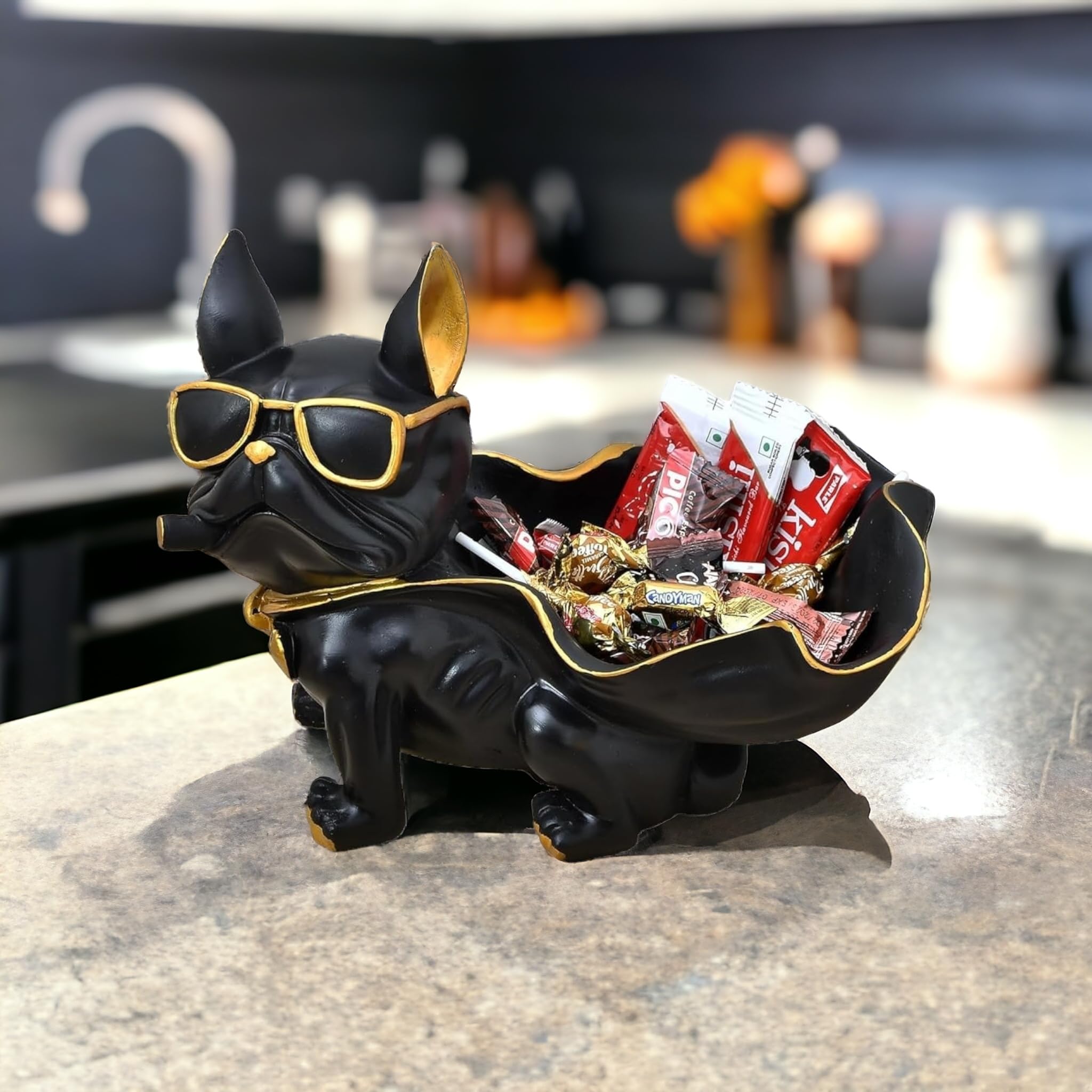 Buy LITTLE HOMES TOKRI Dog Figurine for Home Decor Showpiece