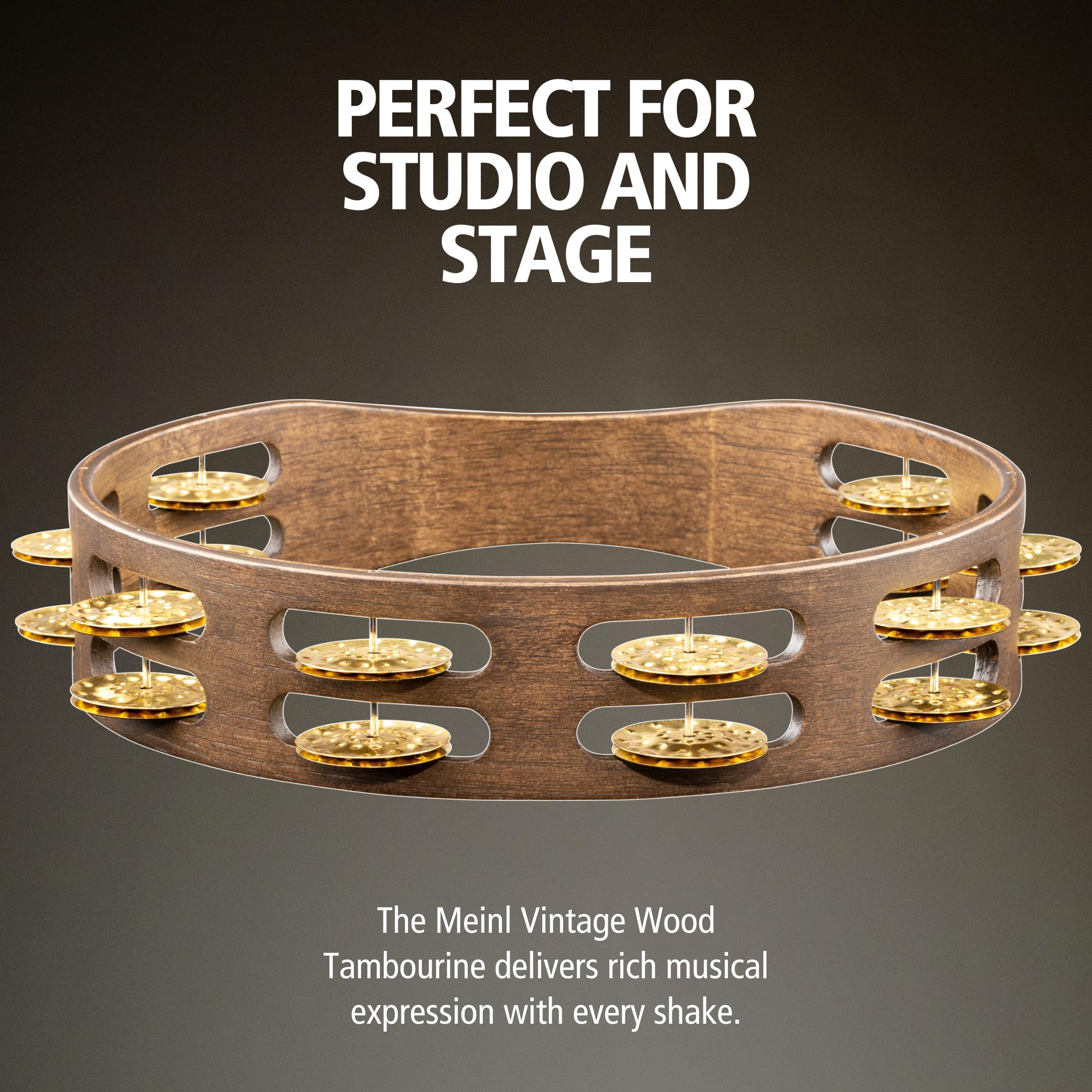 Amazon | MEINL Percussion マイネル タンバリン Vintage Wood