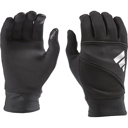 adidas Men's Dash 2.0 Reflective Gloves, Black
