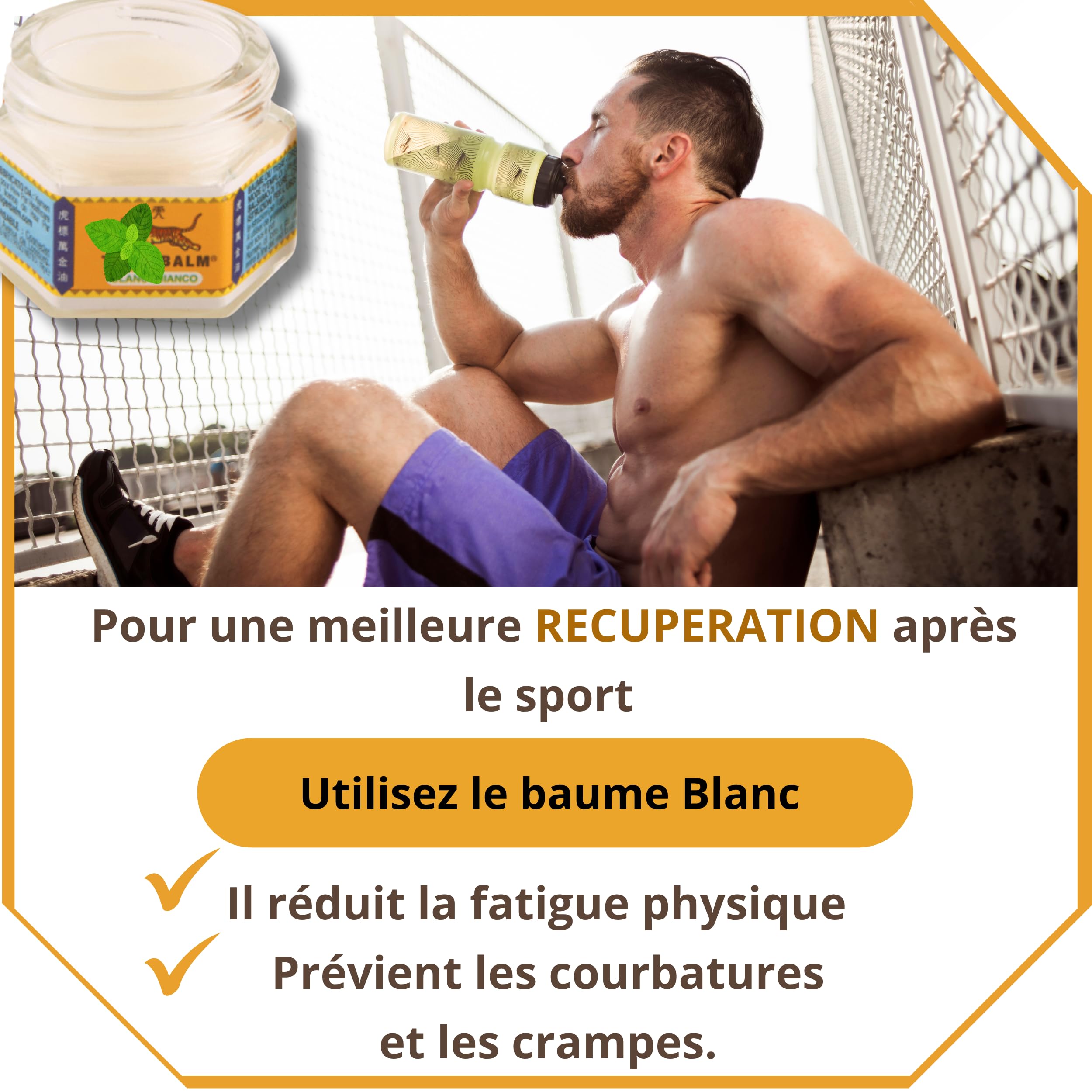 le veritable Baume chauffant thai 30gr, extra fort lot de 03 produits pour les douleurs articulaire mal de dos effet chaud et froid, avant et apres le sport (02 baume et inhalateur)