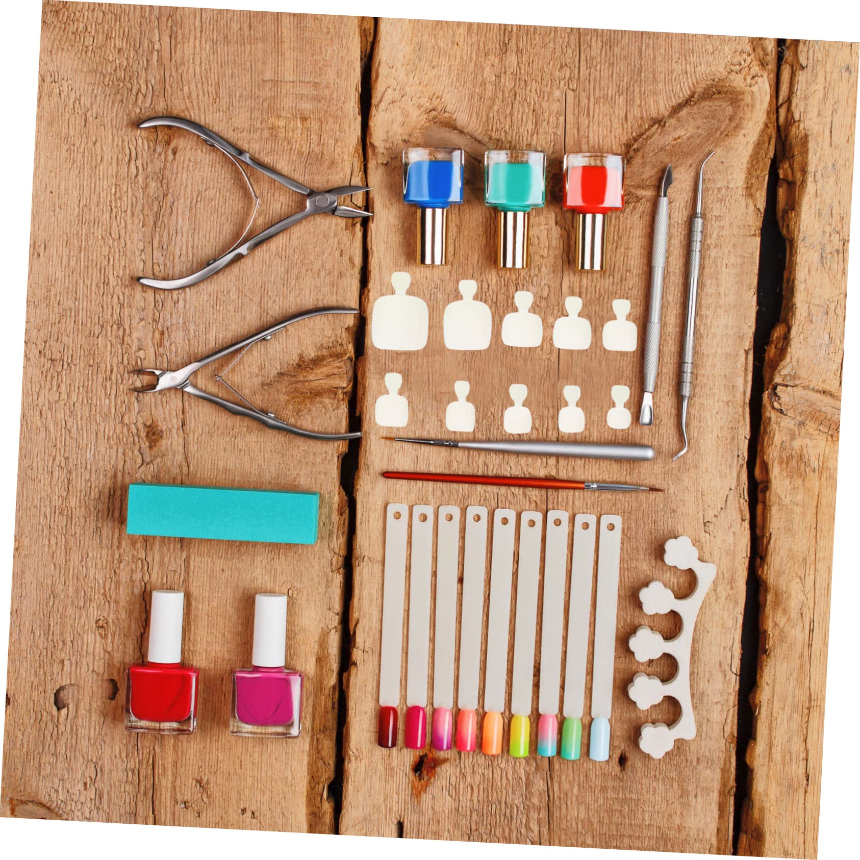 minkissy 2500pezzi Tipi Di Unghie Artificiali Per Decorazione Dei Piedi Trasparenti e Multisize Accessori Per Nail Art Facili Da Applicare Per Occasioni Speciali