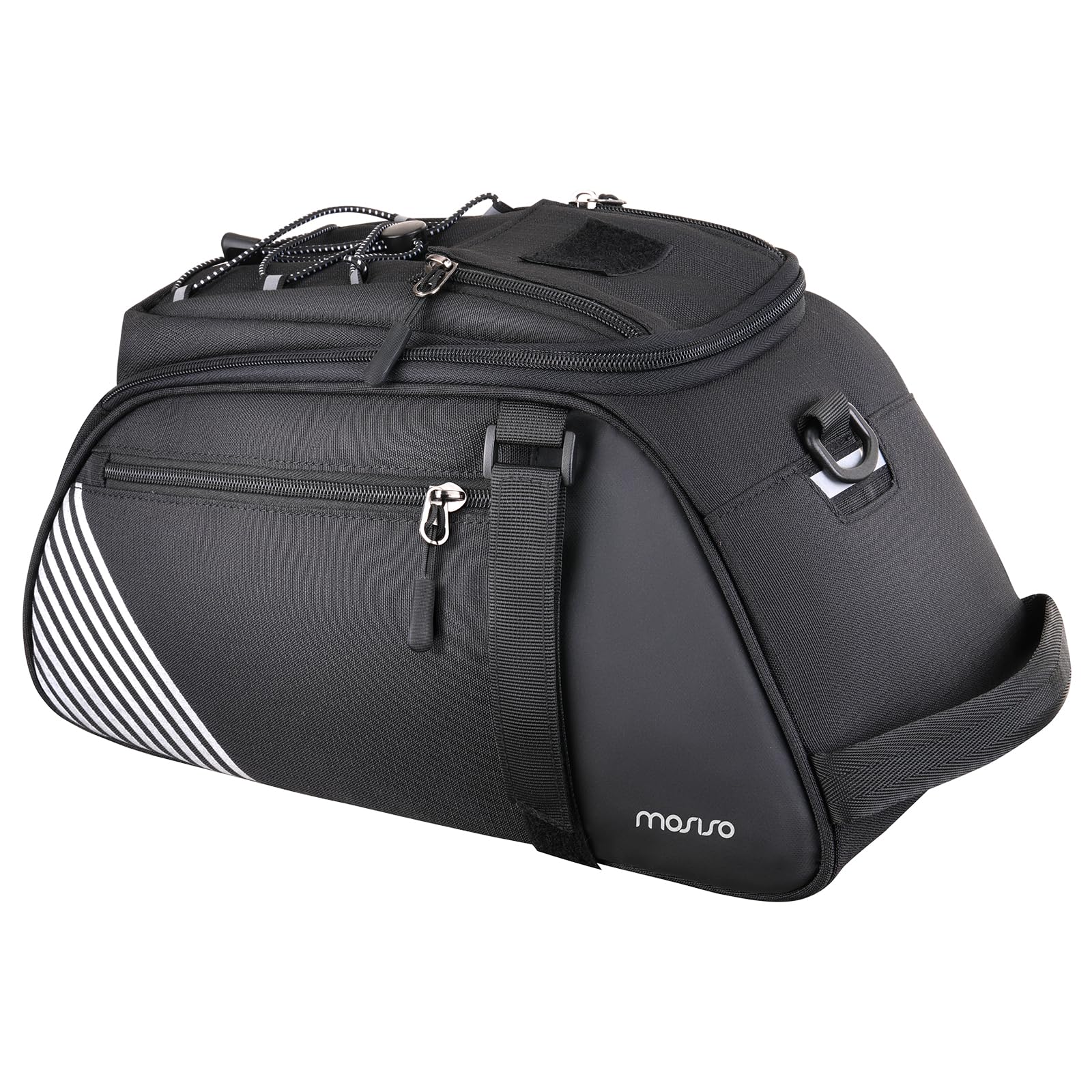 MOSISO Bike Rack Bag with Rain Cover, 8L Bike Rear Bags Bicycle Trunk Bag