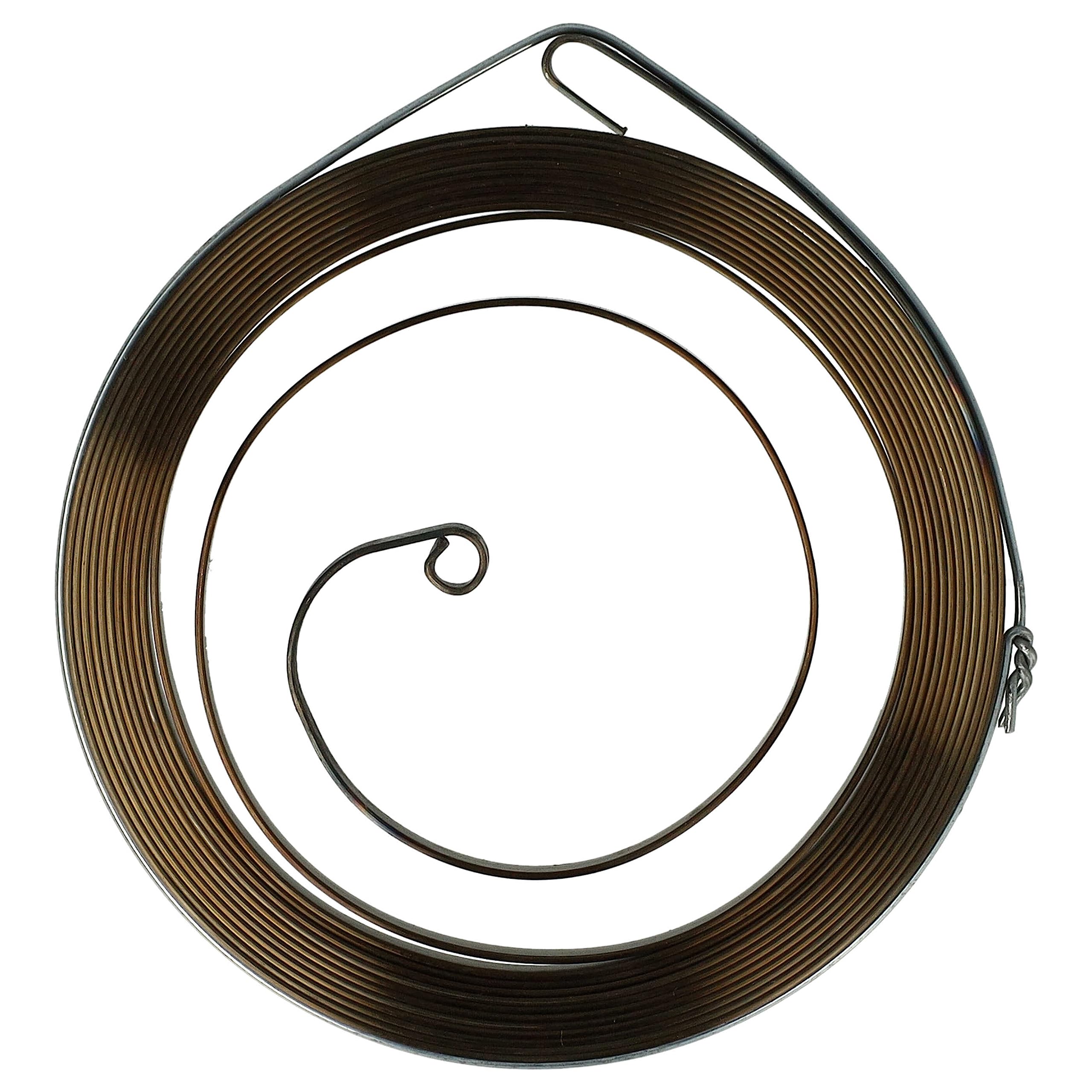 Ressort de lanceur de 6,6 cm de diamètre en acier vhbw pour poulie de tronçonneuse