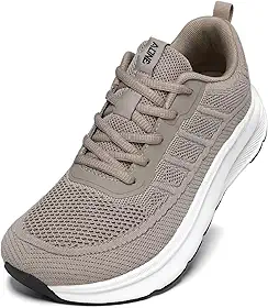 Men's Wide Toe Box Shoes Cushioned Road Running Shoes Non Slip Mens Walking Sneakers for Wide Feet Comfortable Athletic Gym Workout Shoes Wide Width