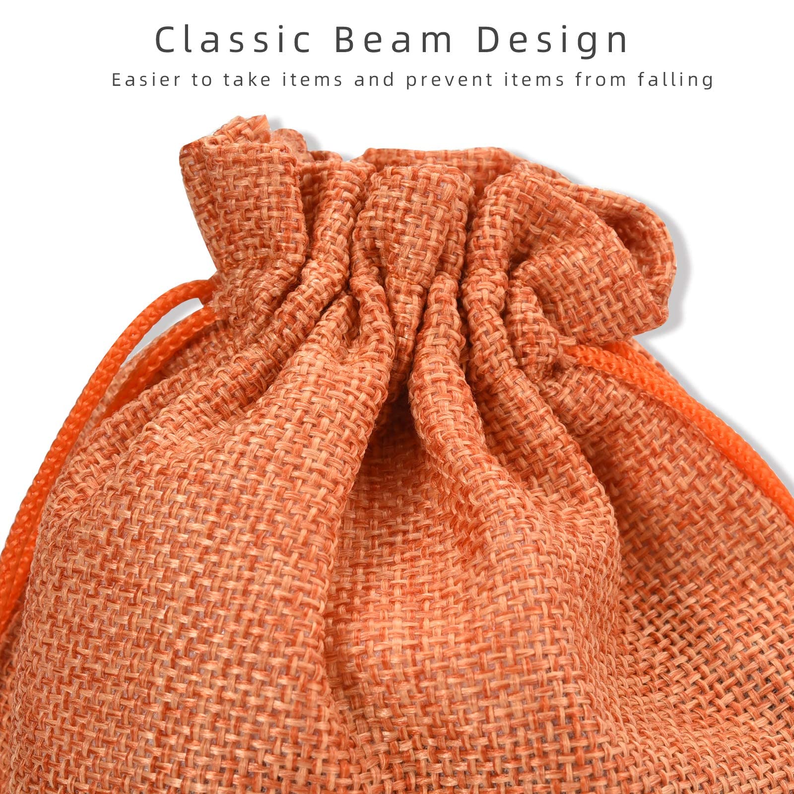 Sacchetti Di Iuta Con Coulisse - 30 Pezzi 18x13 Cm Per Fai Da Te, Bomboniere, Matrimoni E Conservazione - Foto 11