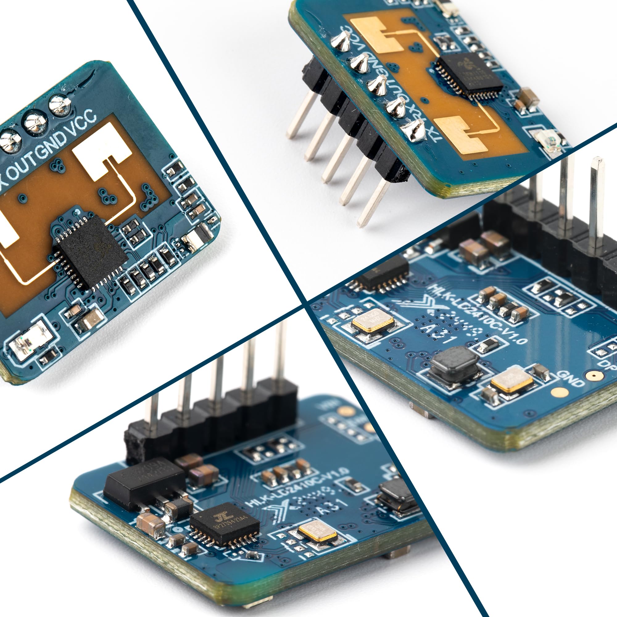2 PCS LD2410C Sensor HLK-LD2410 Module Human Presence Radar LD2410 Radar Sensor Non Contact 24GHz ISM Band Serial Port IO Level Output — Amazon image 5