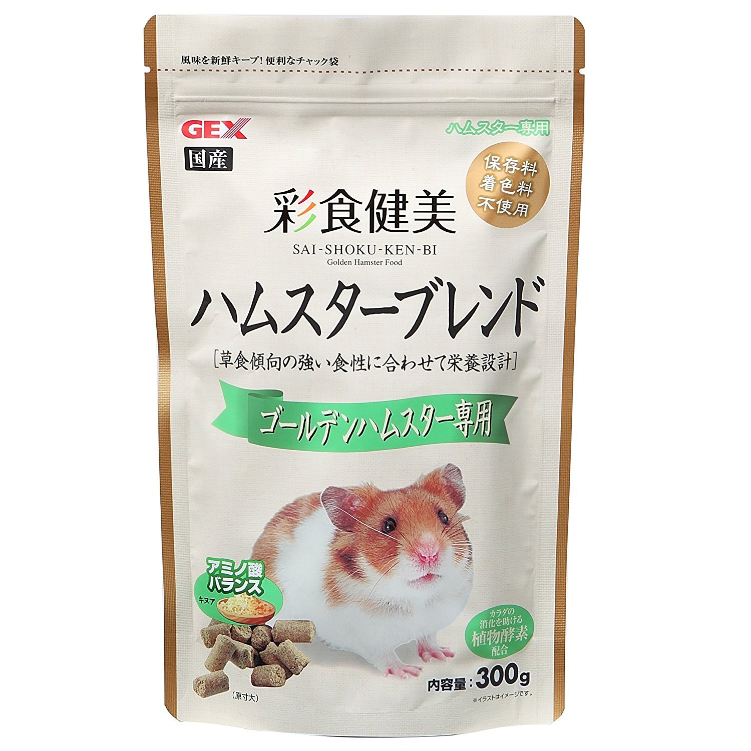 GEX ジェックス 彩食健美 ハムスターブレンド ゴールデンハムスター専用 30…