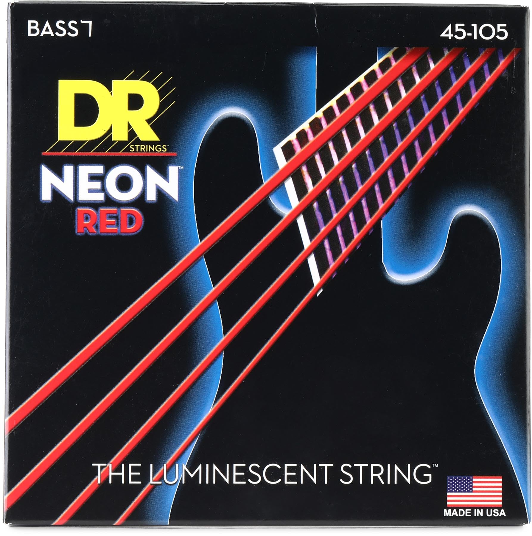 ジャズベース レッド　新品弦45-105 Amazon.co.jp: DR ベース弦 NEON ニッケルメッキ レッド カラー