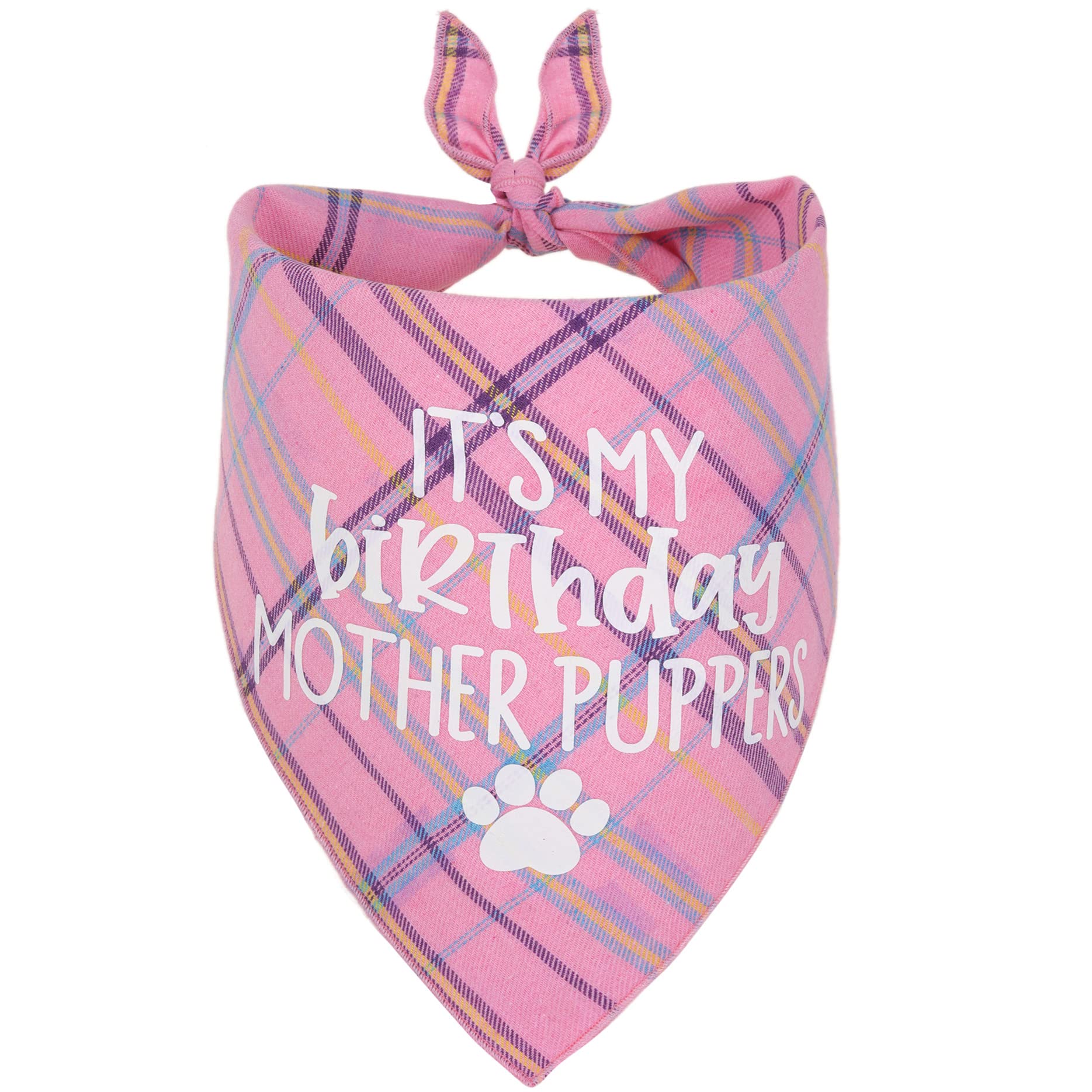 Dog Birthday Bandana, Birthday Girl Puppy Bandana for Small Medium Large Dogs