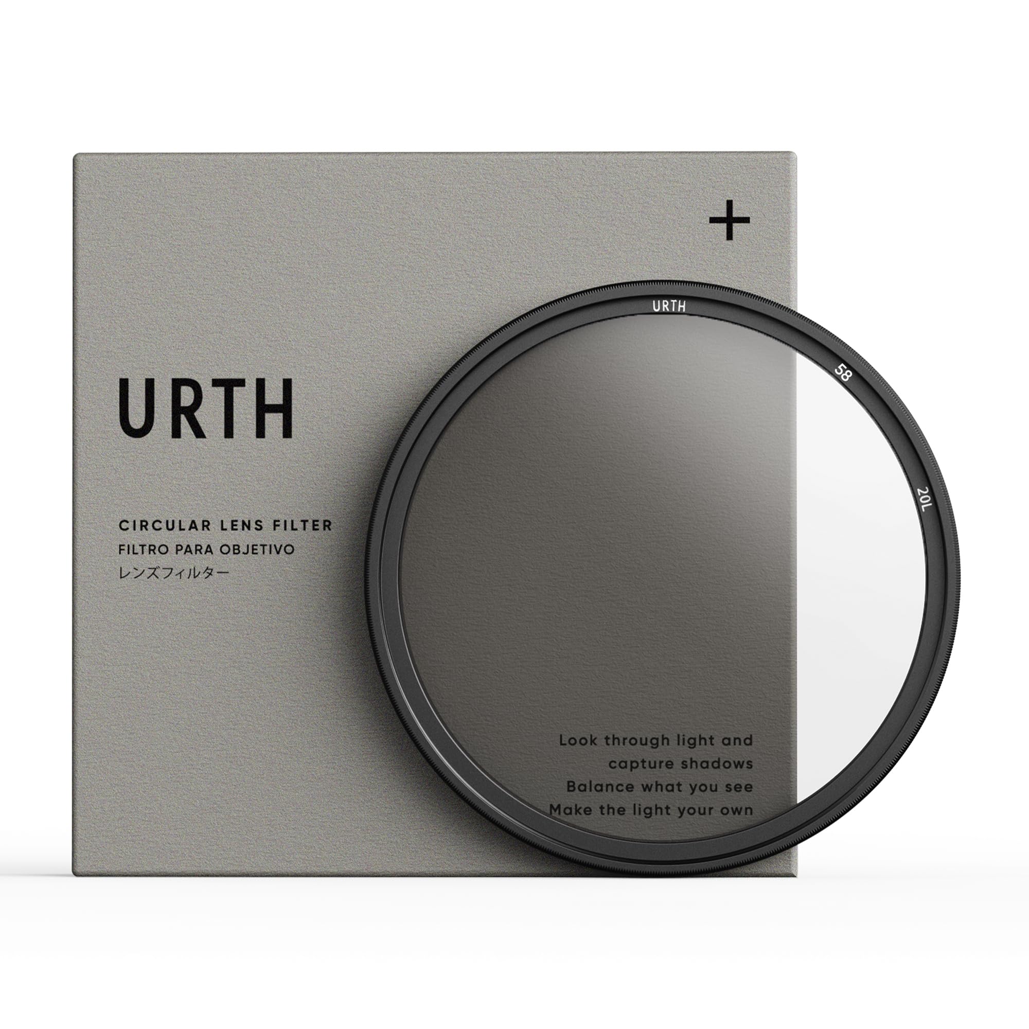 Amazon | Urth 58mm エーテル ブラック ミスト ¼ 拡散レンズフィルター 