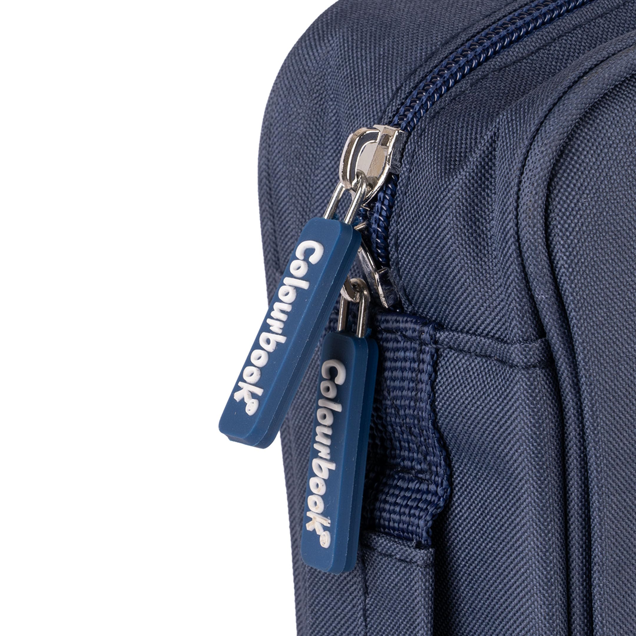 Colourbook - Pennarelli Duo Brush, Doppia Punta 2.5mm e 5mm, 120 Pennarelli Professionali per Disegno Artistico, Punta Fine e Morbida, Valigetta Organizzata (Blu Navy)