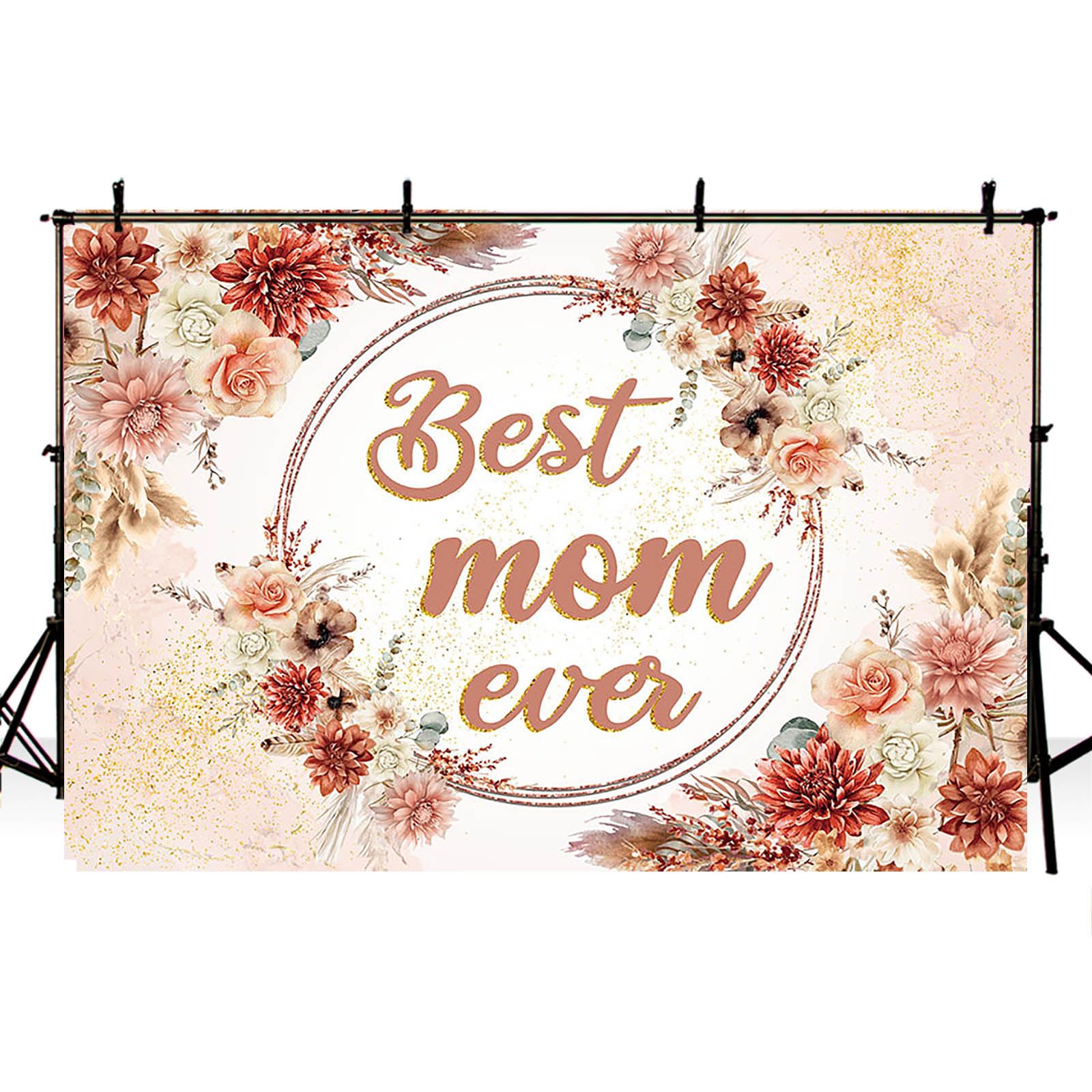 Happy Mother's Day Balcony Banner – 2-Pack Feliz Día De Las Madres Decor With Tulips & Hearts