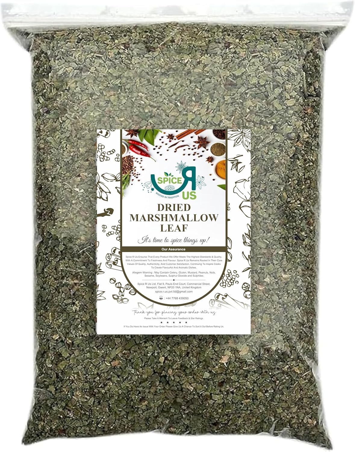 Marshmallow Leaf | Leaves Cut Dried Tea Infusion Premium Quality 50g-7kg 200g